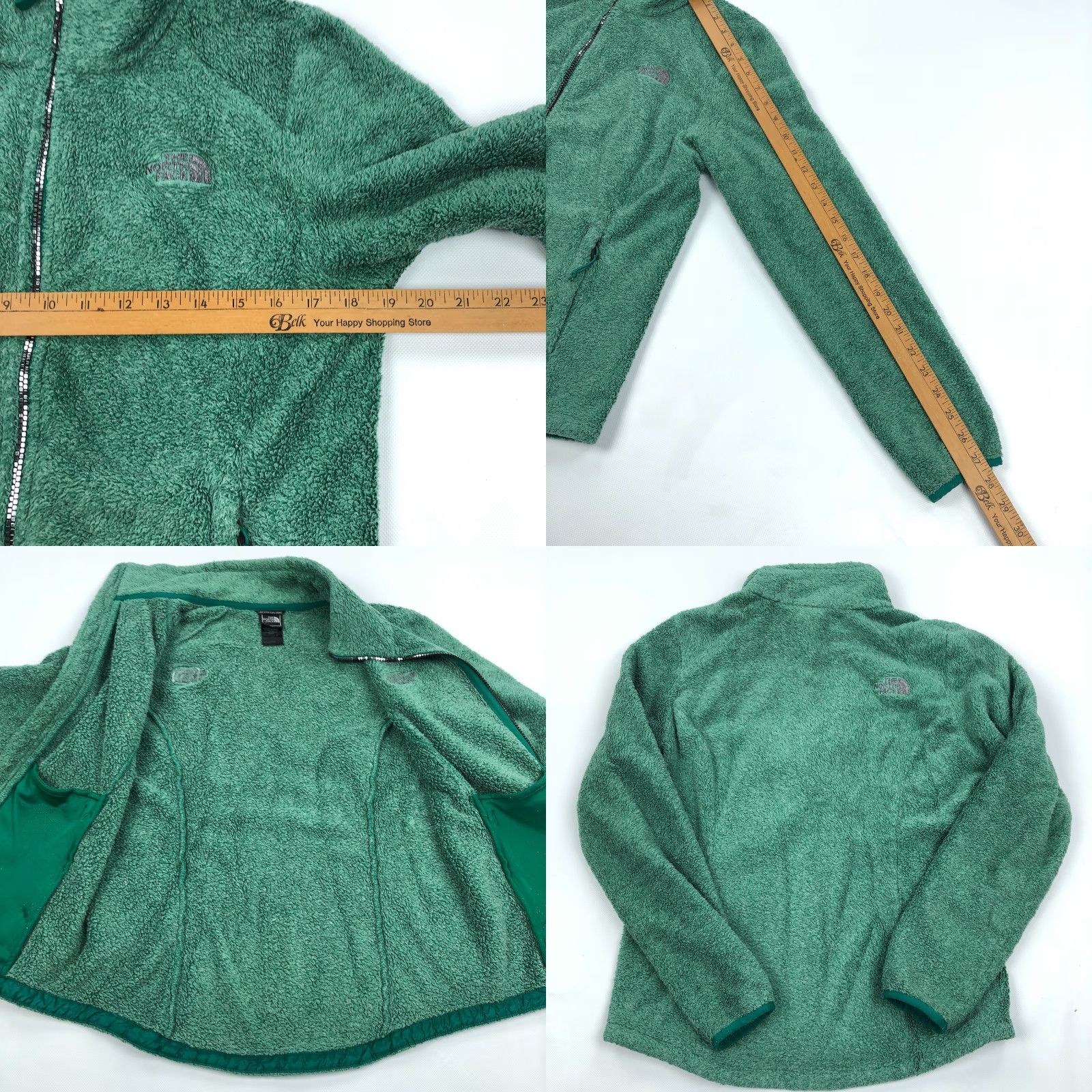 The North Face The North Face Fleece Jacket Womens S Green Full Zip TNF Size S / US 4 / IT 40 - 8 Thumbnail
