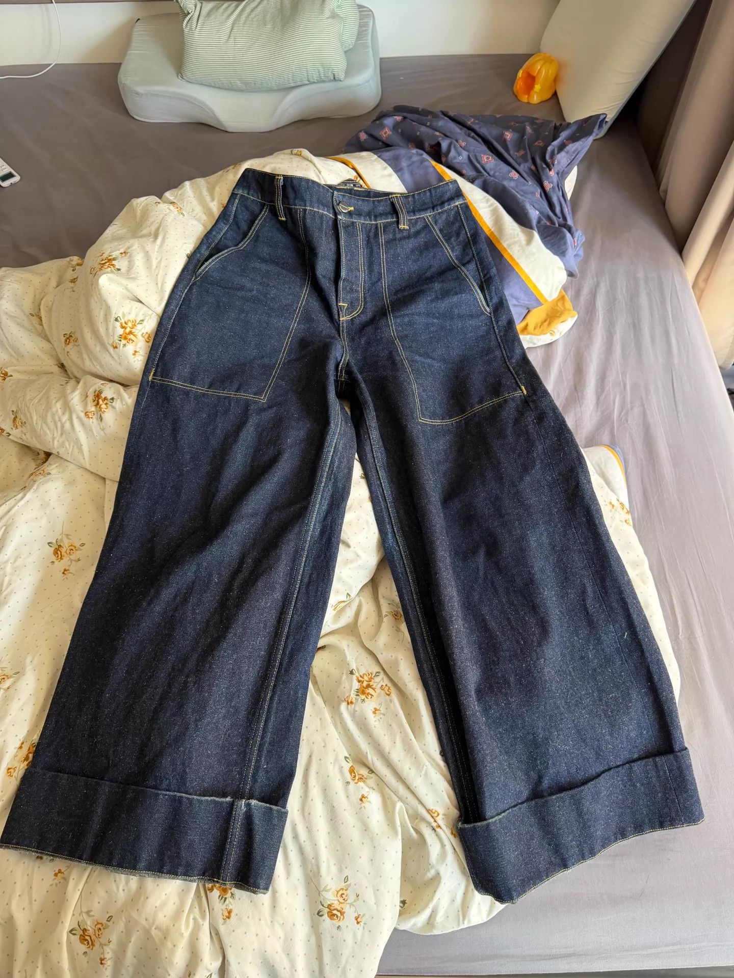 Toogood Toogood Worn Super Heavyweight Wide Leg Jeans 2 London Size 26" / US 2 / IT 38 - 4 Thumbnail