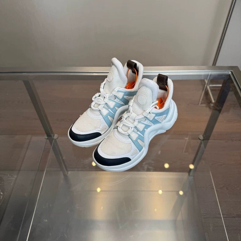 Louis Vuitton lv archlight white and blue sneakers-dmc Size US 6 / EU 39 - 1 Thumbnail