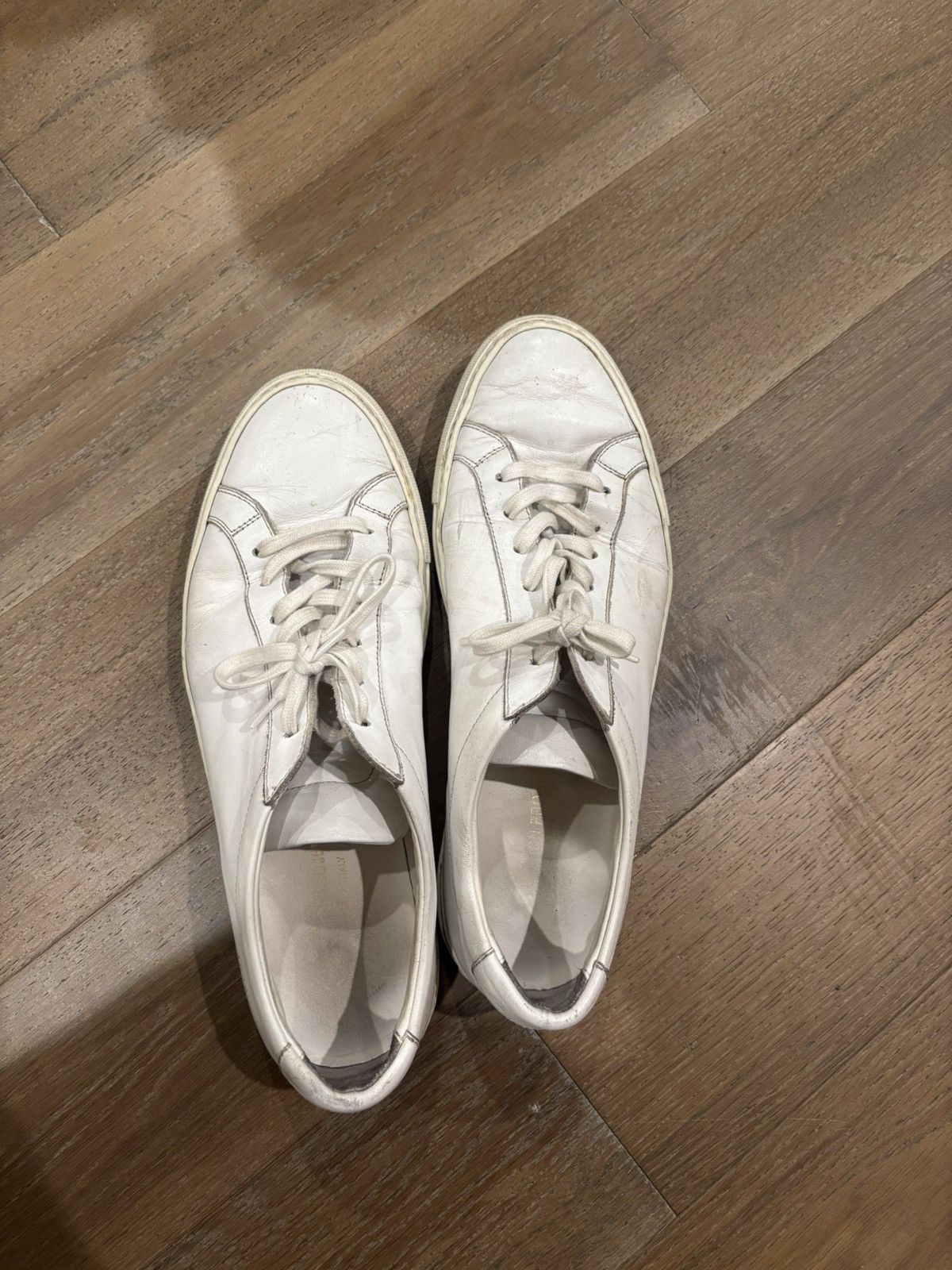 Common Projects Common Project Achilles Low White Sole - White Size 41 Size US 8 / EU 41 - 3 Thumbnail