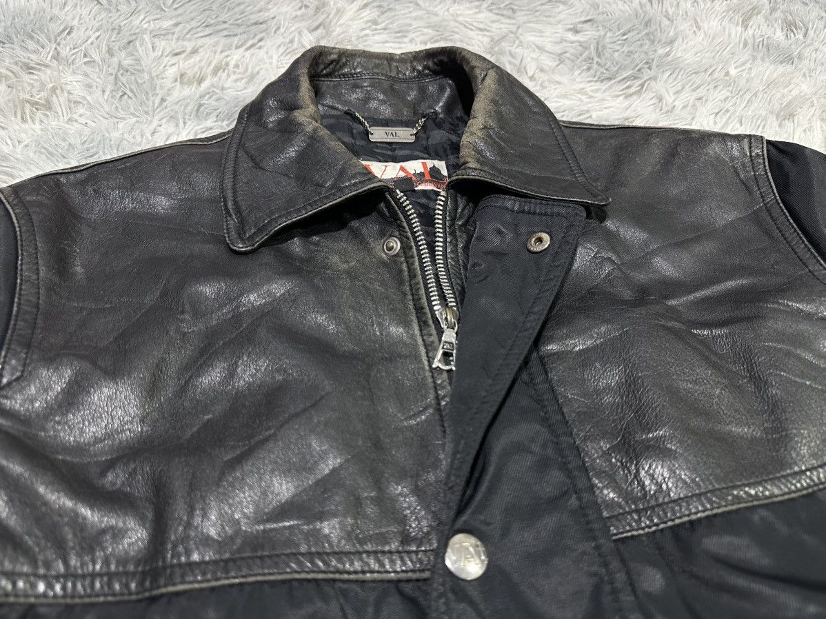 Valentino 🔥Archived Valentino Hybrid Cowhide Leather Jacket Patina Size US XL / EU 56 / 4 - 8 Thumbnail