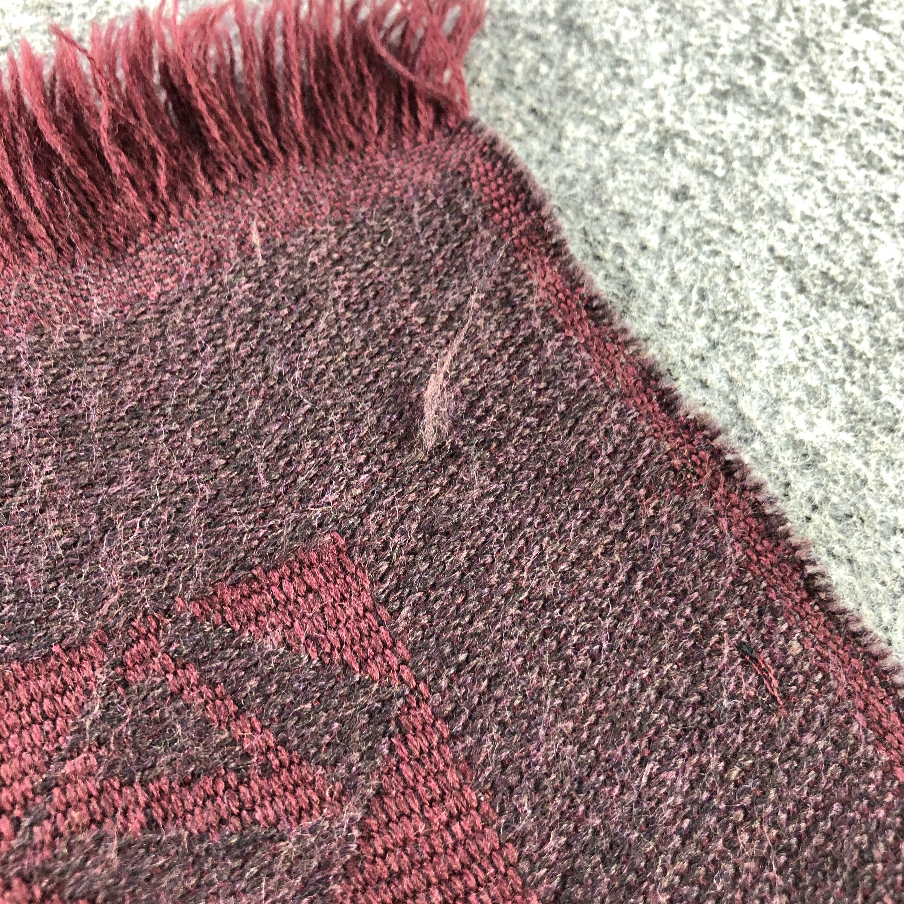 Vintage Vintage Valentino Monogram Wool Scarf Muffler V2957 Size ONE SIZE - 8 Thumbnail