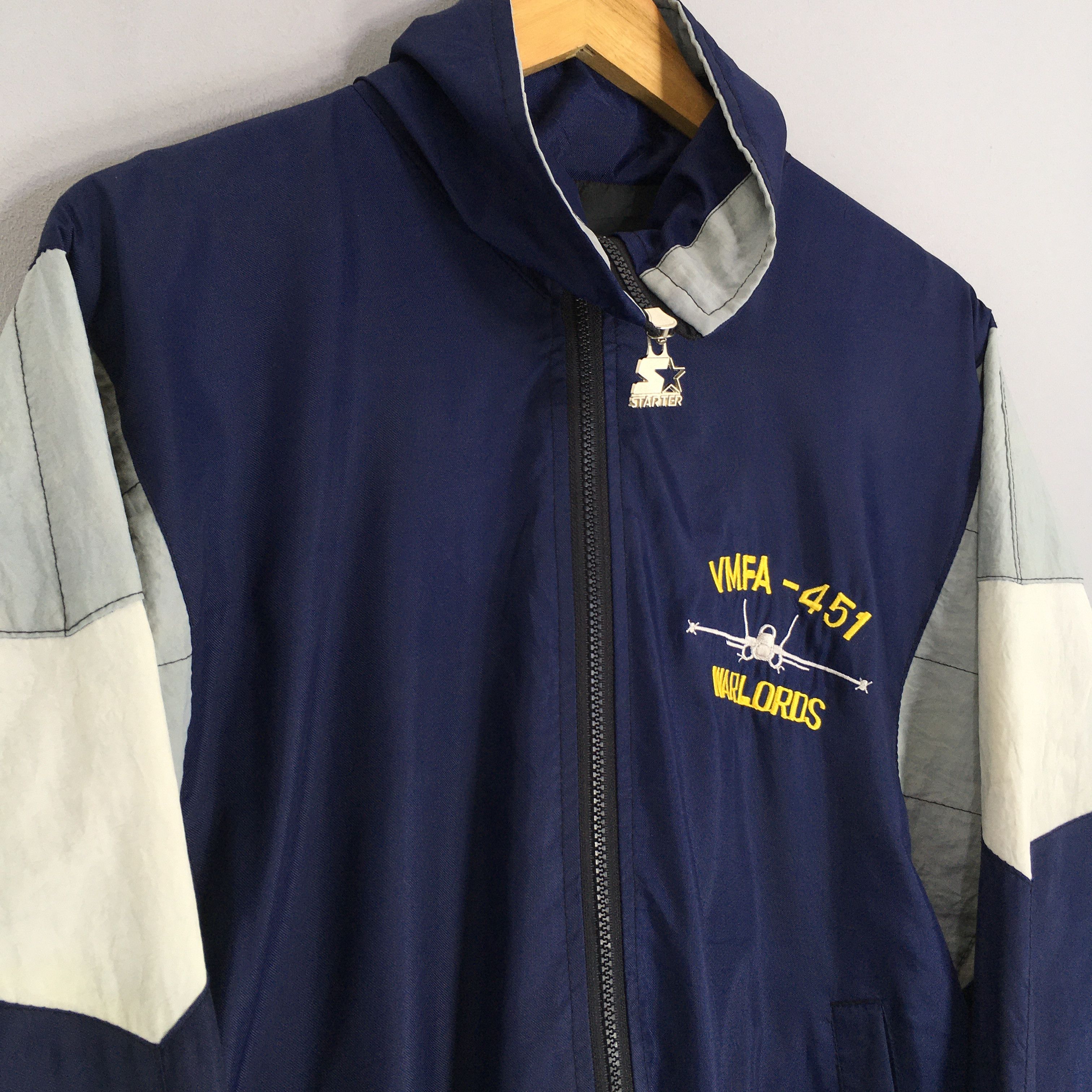 Vintage Vintage United States Marine Corps VMFA-451 Jacket XLarge Size US XL / EU 56 / 4 - 3 Thumbnail
