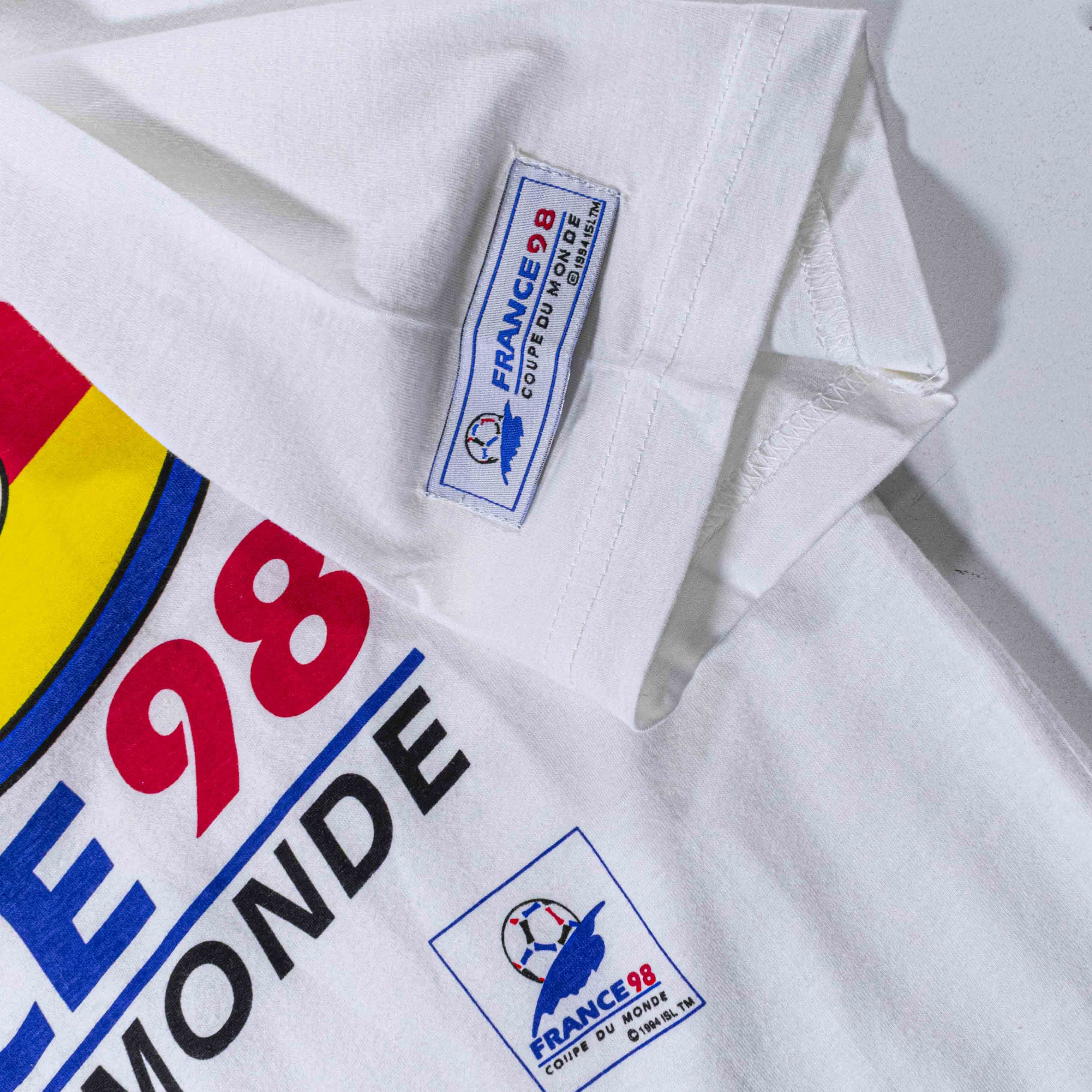 Vintage Vintage 1998 Germany World Cup T-Shirt France 98 Blokecore Size US L / EU 52-54 / 3 - 7 Thumbnail
