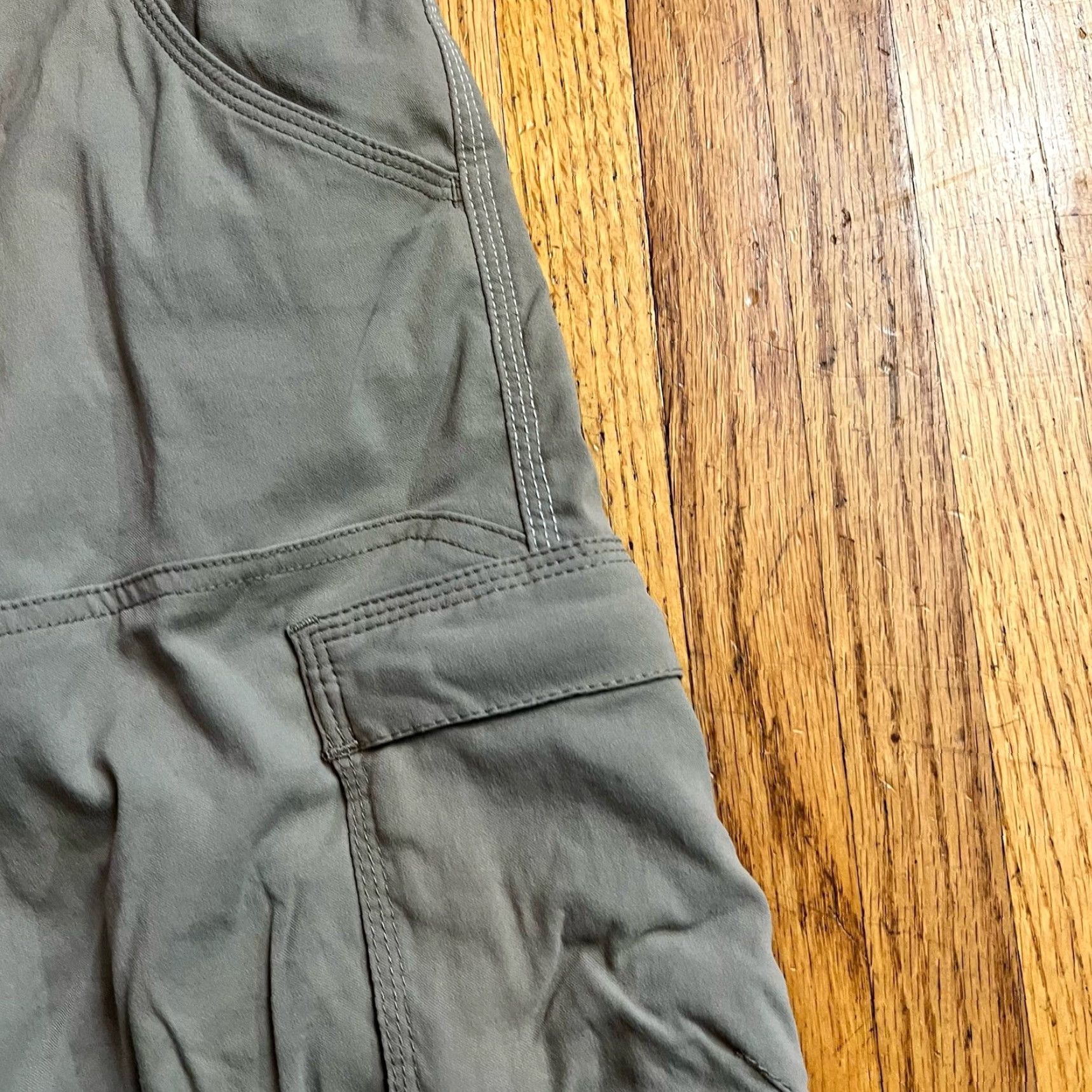 Prana Prana Shorts Mens 30 X10 Zion Belted Cargo Tan Beige Hiking Nylon Mens Regular Beige Cargo 30 Size US 30 / EU 46 - 2 Thumbnail