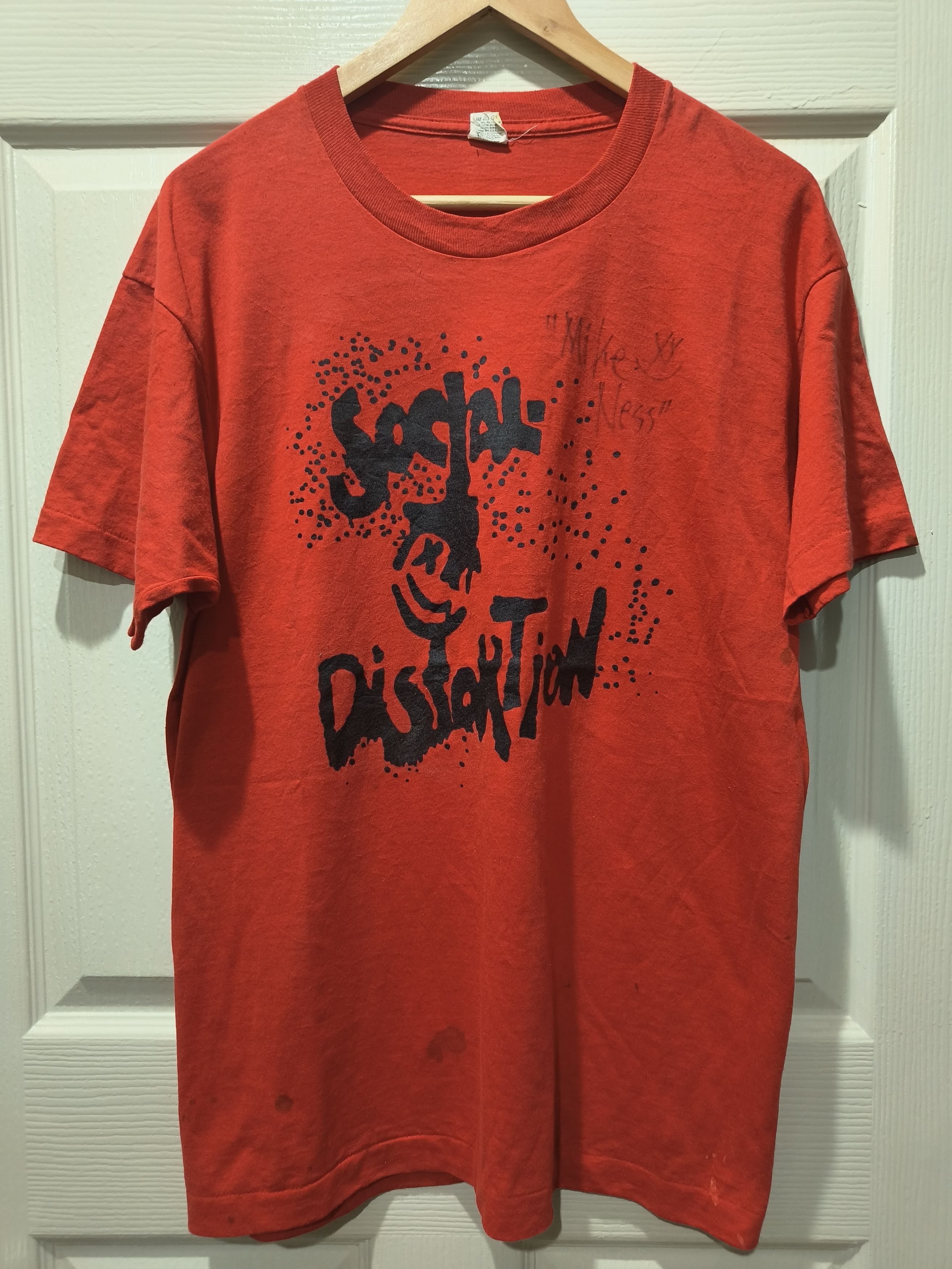 Other Vtg 80s Social distortion (Member signatures) shirt Size US XL / EU 56 / 4 - 1 Thumbnail
