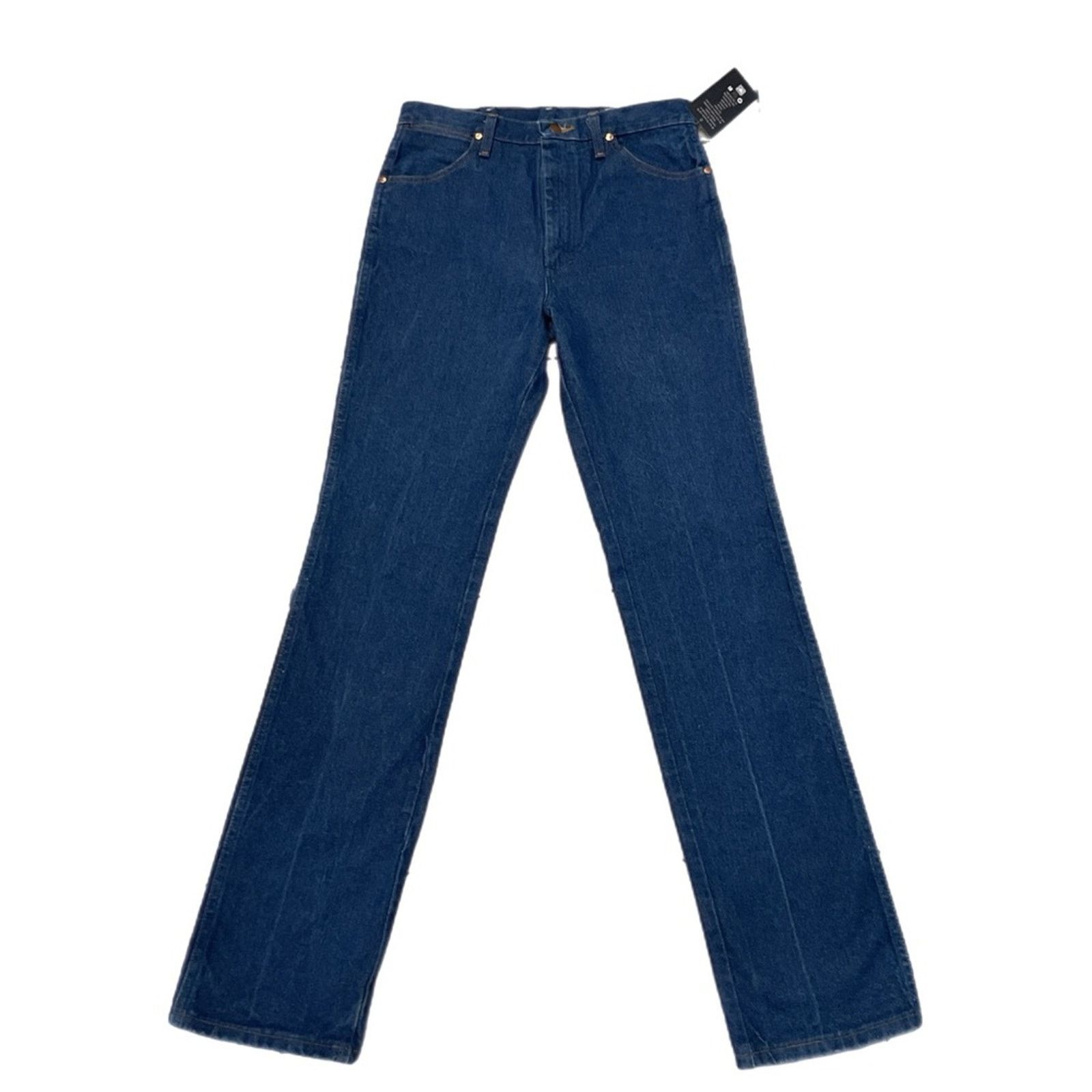 Wrangler Vintage 90s Wrangler Dark Wash Blue Jeans Size US 31 - 1 Thumbnail