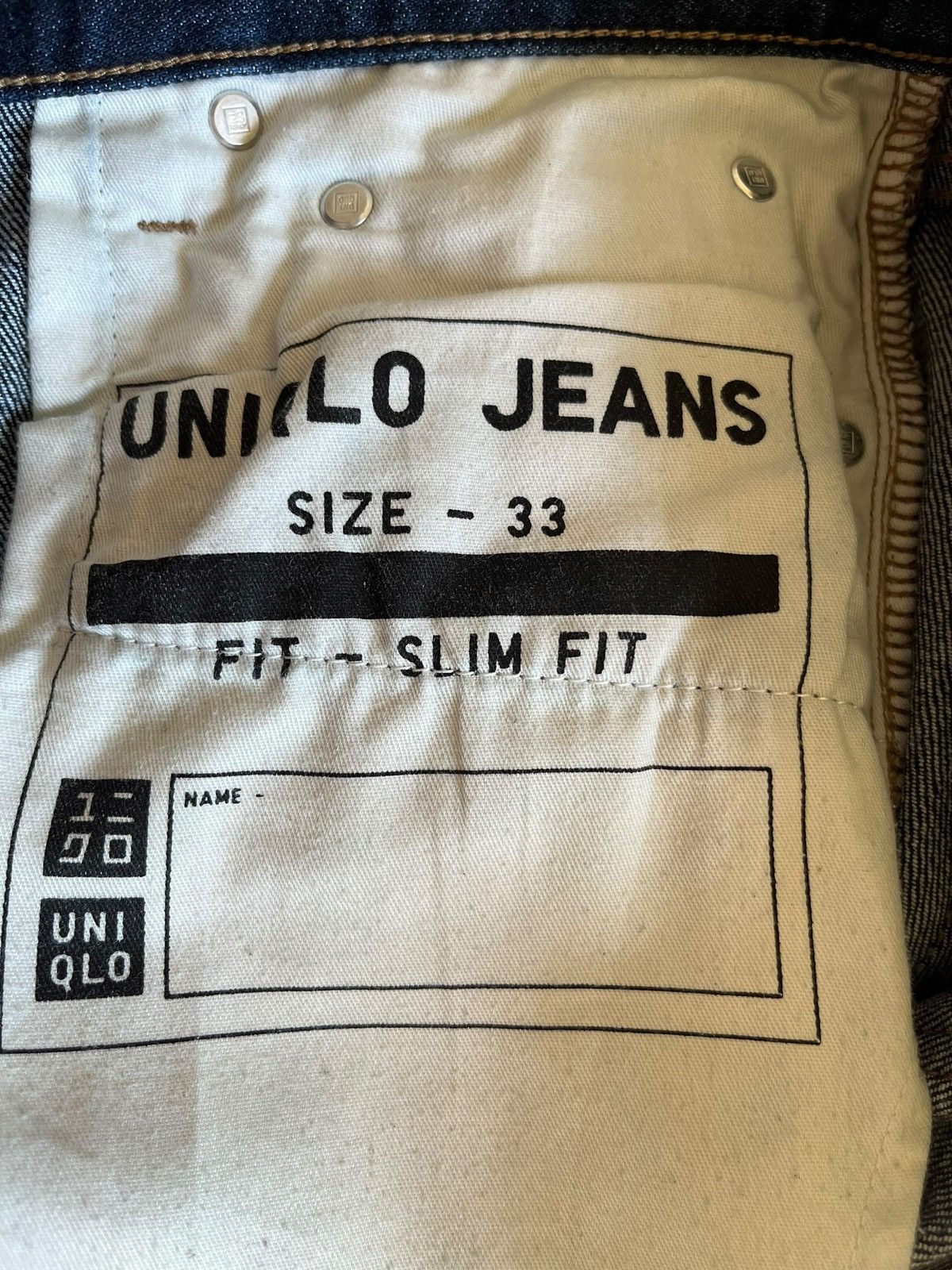 Uniqlo Vintage Japanese Uniqlo Selvedge Faded Indigo Style Jeans Size US 34 / EU 50 - 10 Thumbnail