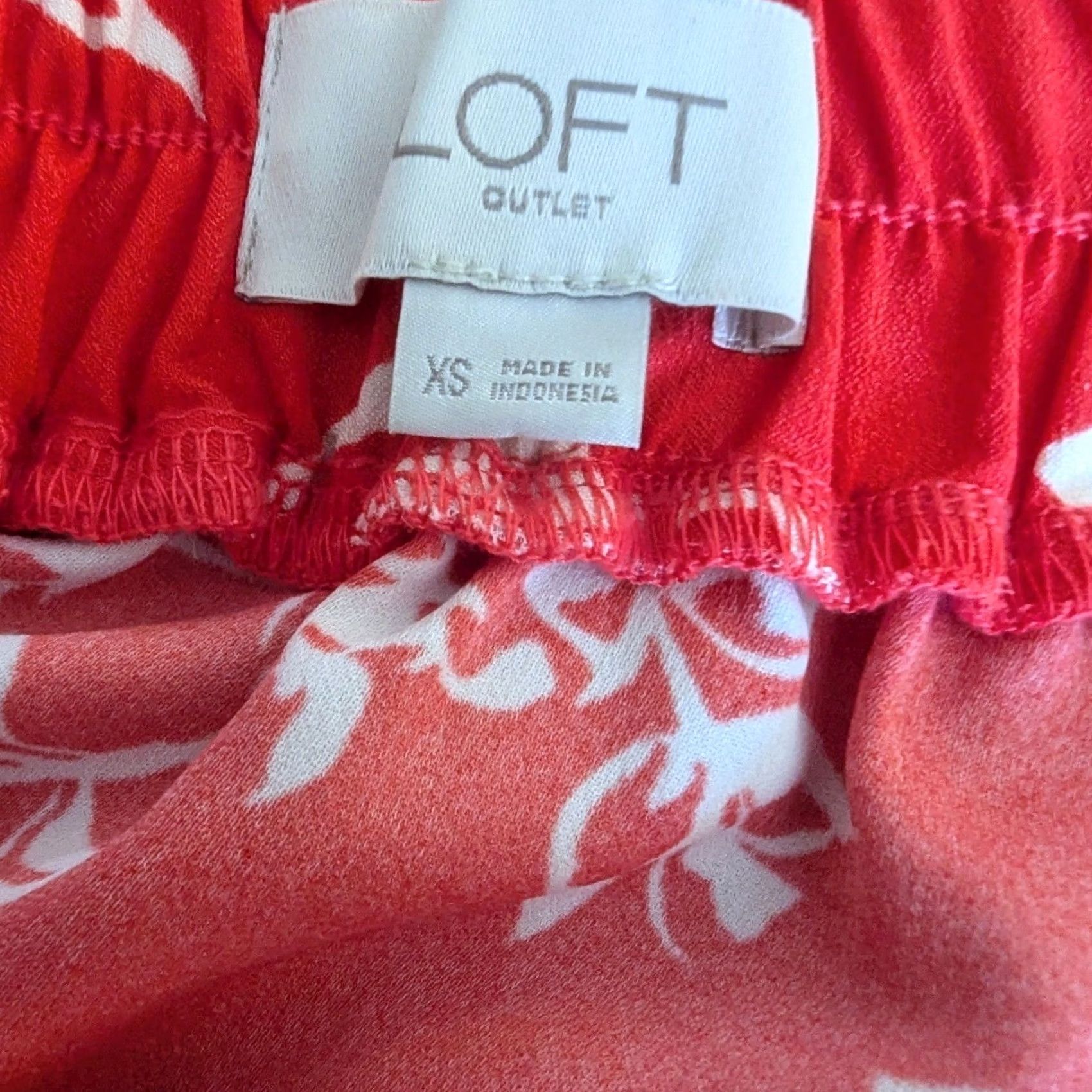 Loft LOFT Floral Tiered Ruffle Mini Skirt XS Elastic Waist Multicolor Floral Pattern, Short, Pull On, Chiffon, Lined, Spring/Summer, Women, Skirt Size 26" / US 2 / IT 38 - 4 Thumbnail