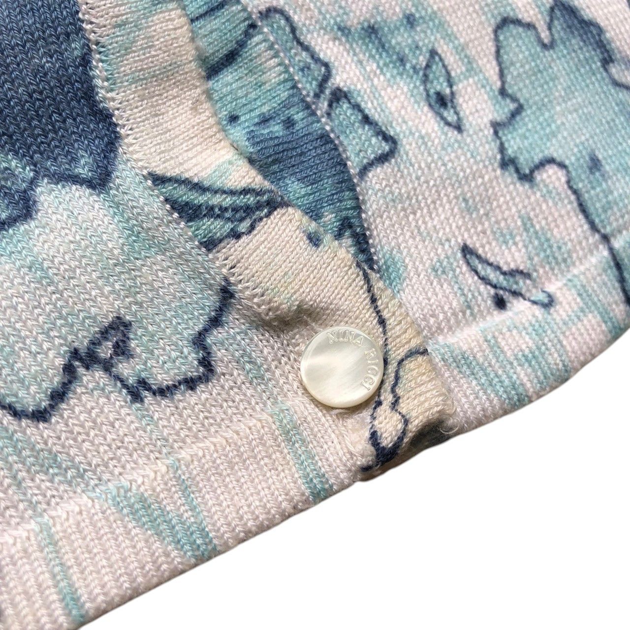 Nina Ricci × Vintage Vintage Nina Ricci Full Print Cardigans Button Ups Size S / US 4 / IT 40 - 5 Thumbnail