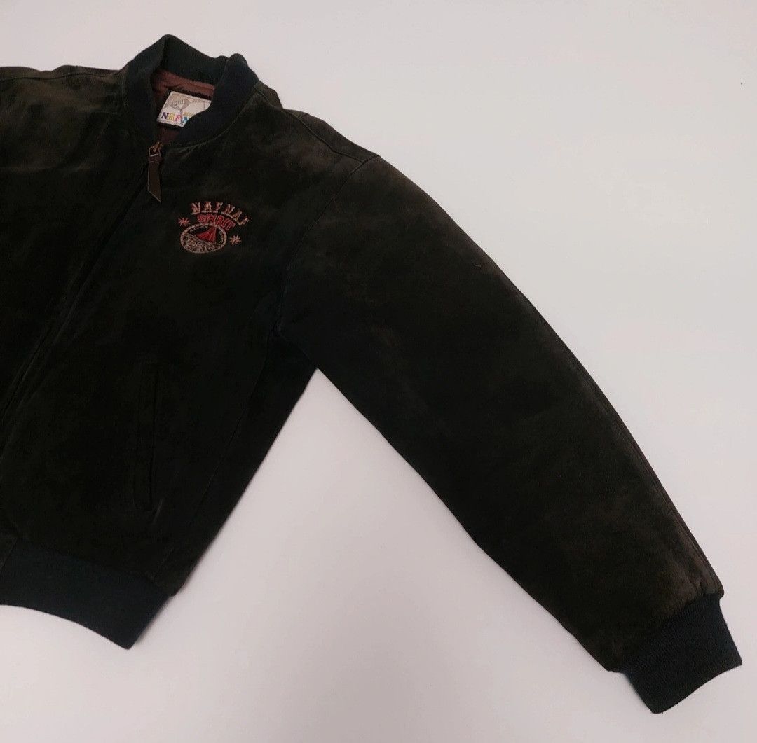 Other 90s Naf Naf Spirit Suede Bomber Jacket Size US L / EU 52-54 / 3 - 7 Thumbnail
