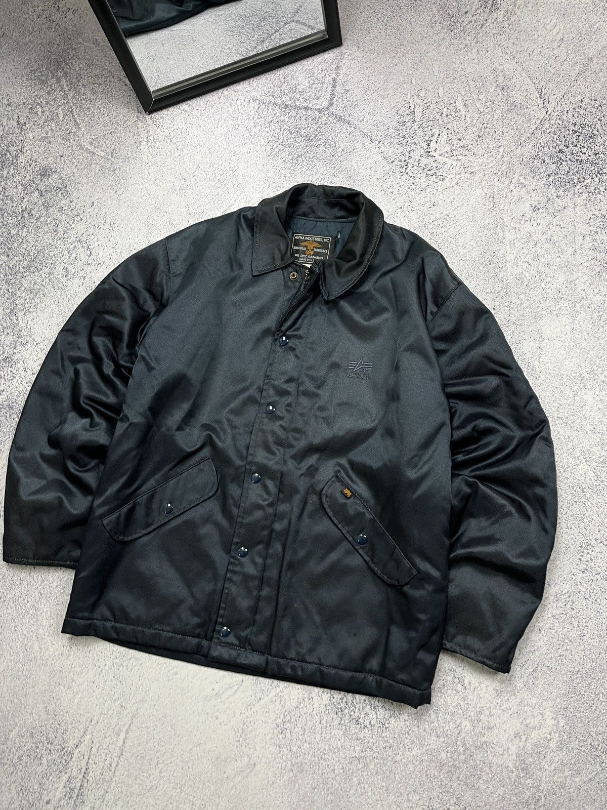 Alpha Industries × Vintage Vintage Alpha industries WI-96 Military Bomber Jacket USA Size US M / EU 48-50 / 2 - 4 Thumbnail