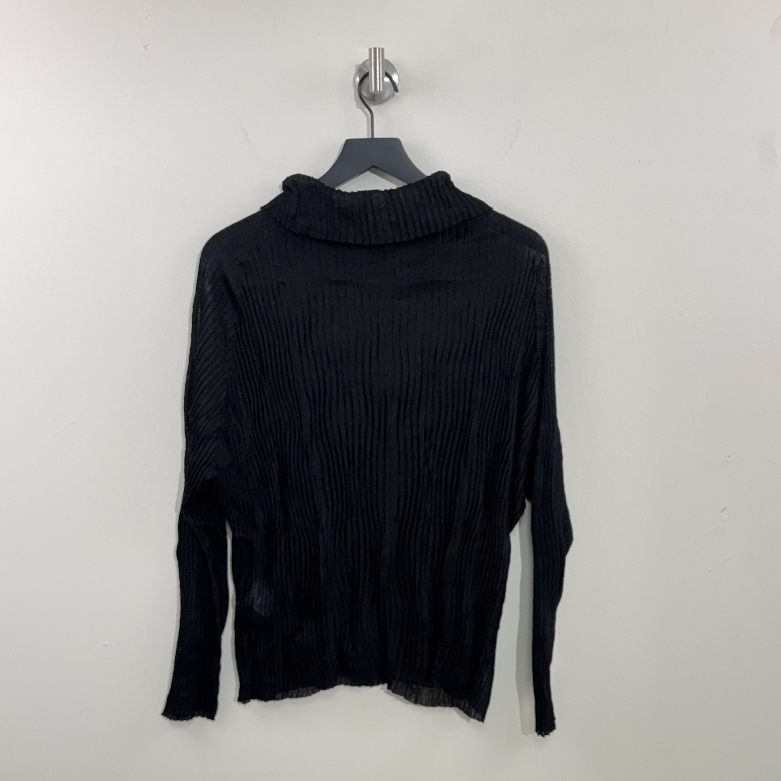 Issey Miyake Issey Miyake Pleated Sheer Turtleneck Size M / US 6-8 / IT 42-44 - 5 Thumbnail