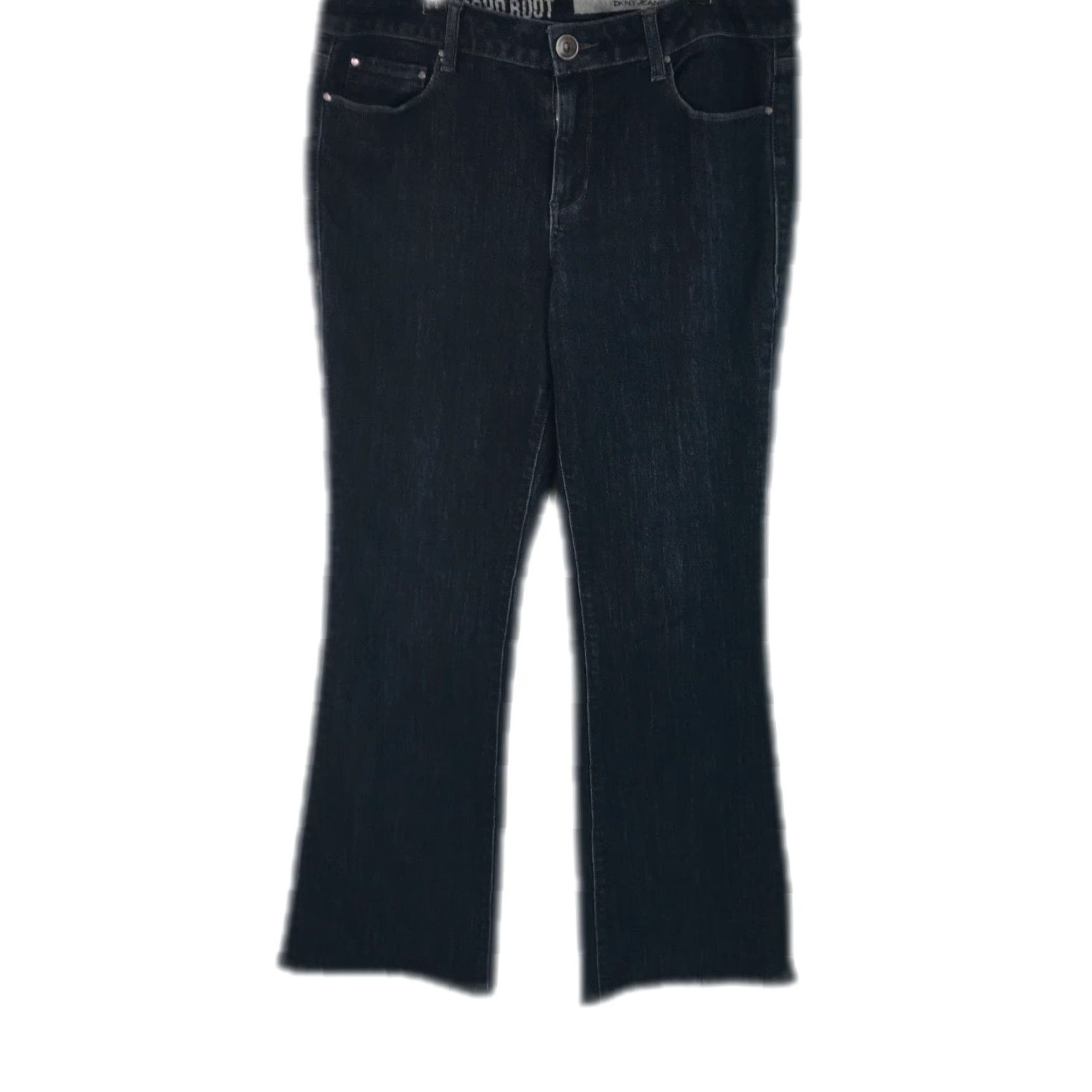 DKNY DKNY Jeans Bootcut Womens Casual Dark Blue Size 12 36X31 Size 34" / US 12 / IT 48 - 2 Thumbnail