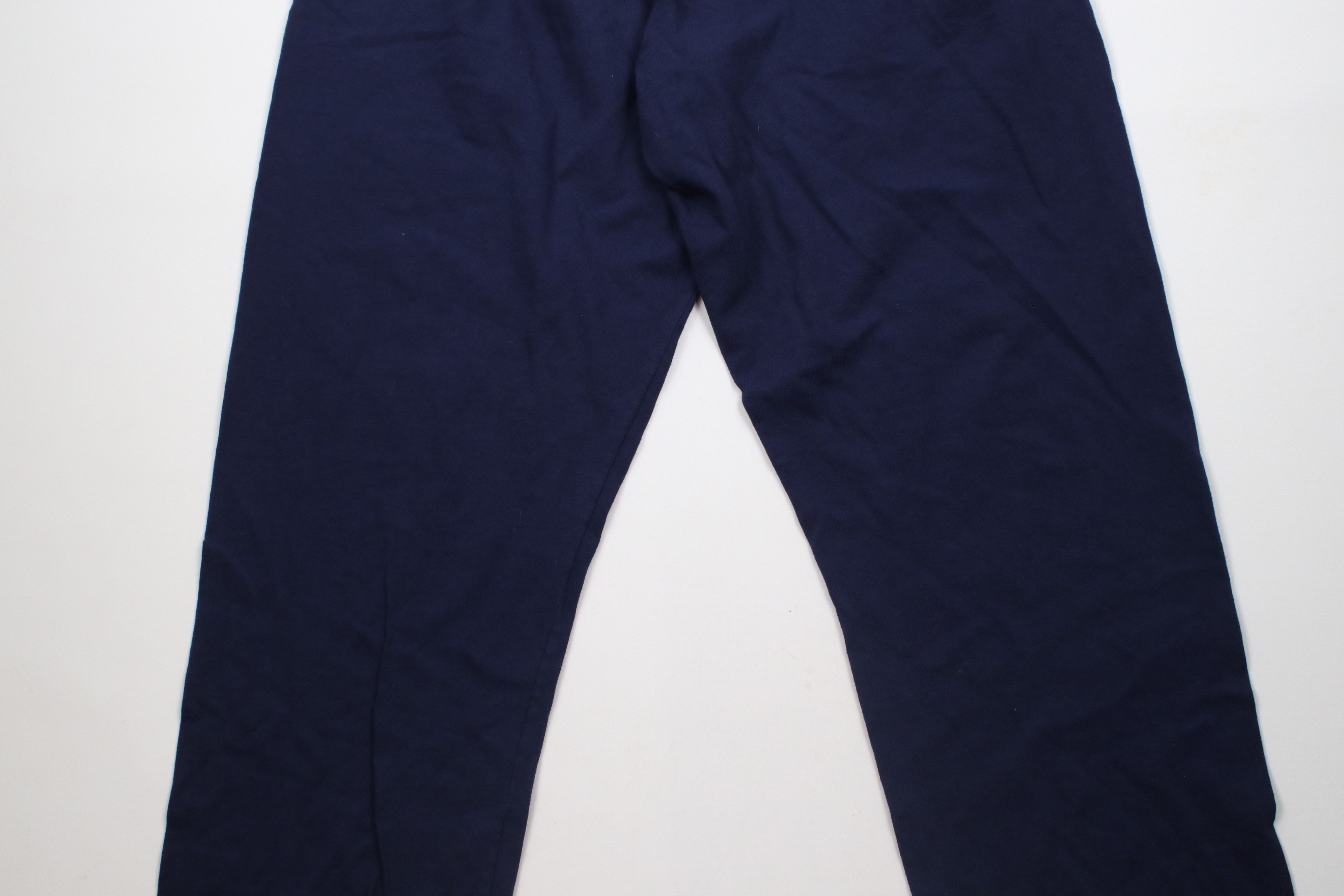 Russell Athletic × Vintage Vintage 90s Russell Athletic Blank Wide Leg Sweatpants Blue Size US 36 / EU 52 - 12 Thumbnail