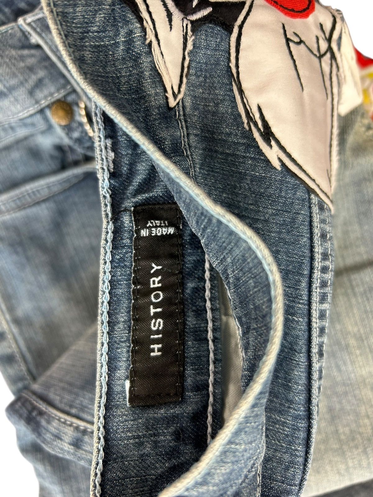 Iceberg VTG Iceberg History Sylvester the Cat Jeans Size 27 Size 27" / US 4 / IT 40 - 7 Thumbnail