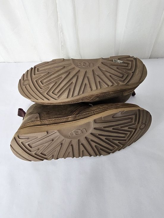 Ugg UGG Neumel Waterproof Leather Chukka Boots Grizzly Brown Size US 10 / EU 43 - 6 Thumbnail