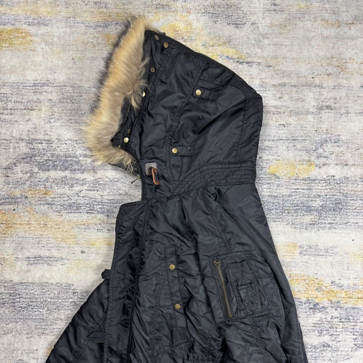 GOA Goa raccoon fur hoodie parka jacket double zipper Size US M / EU 48-50 / 2 - 9 Thumbnail