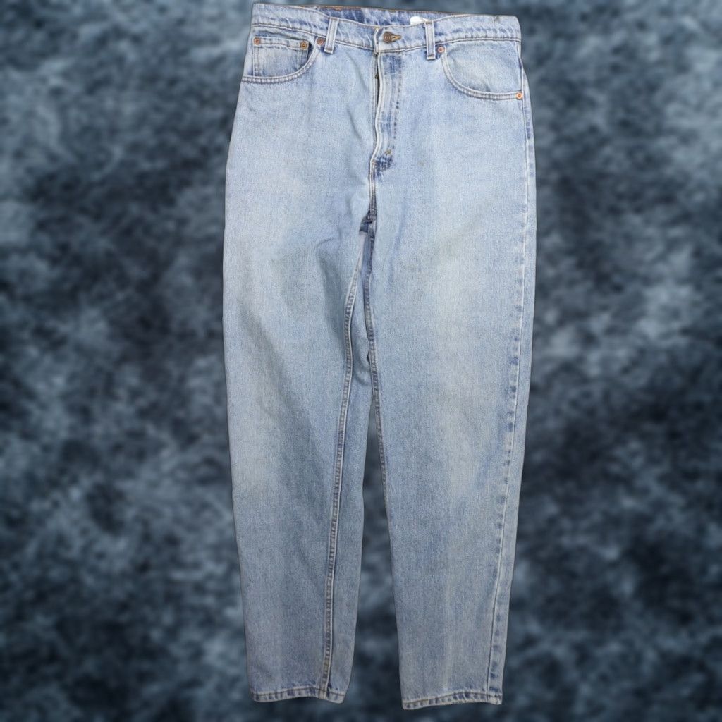 Vintage Levi's 550 Jeans Regular Fit Size 34x34 Blue Cotton Straight Leg Men