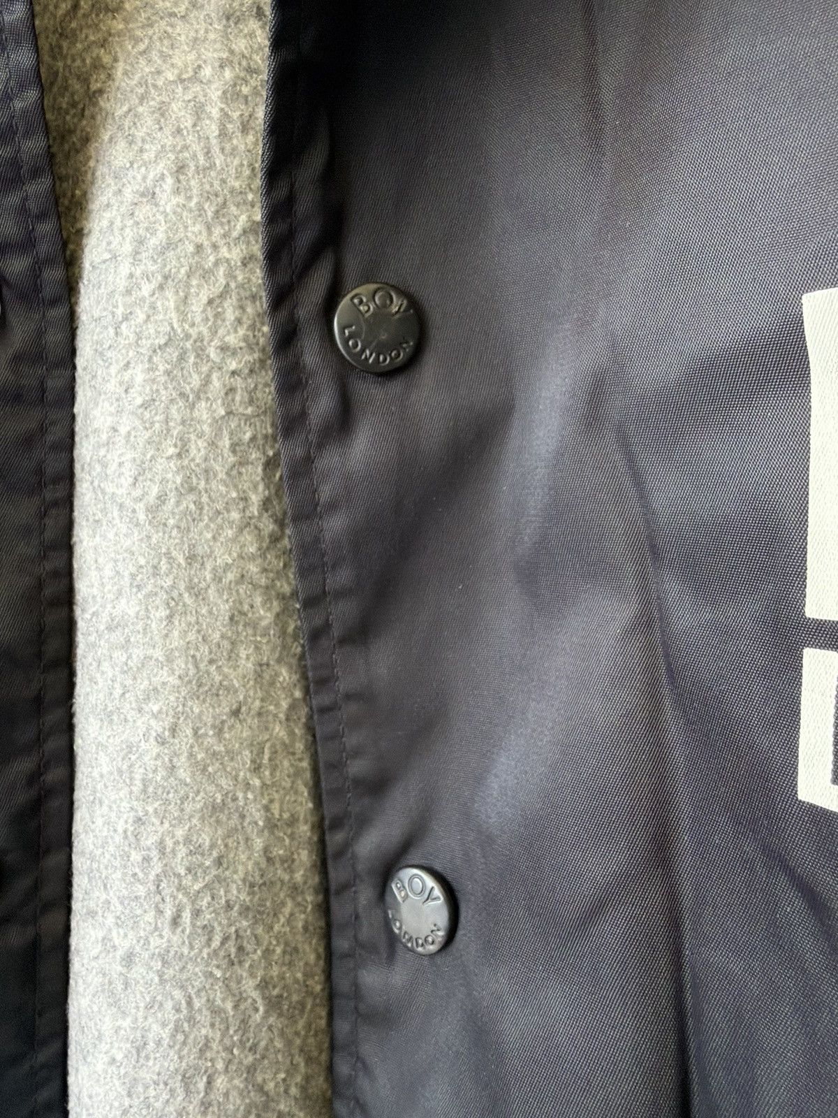 Boy London BOY LONDON Big Logo Coach Jacket Black Rare Vintage Size US M / EU 48-50 / 2 - 8 Thumbnail