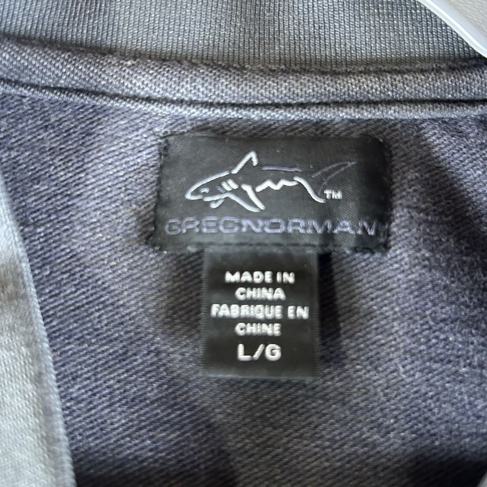 Greg Norman Greg Norman Full Zip Golf Athletic W/ Pocket Sz L Grey Size US L / EU 52-54 / 3 - 6 Thumbnail