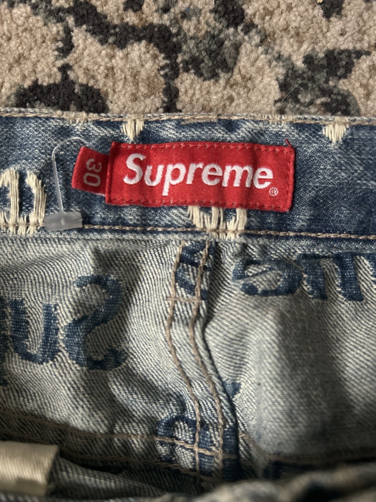 Supreme SUPREME ALL OVER PRINT JEANS Size US 30 / EU 46 - 4 Thumbnail