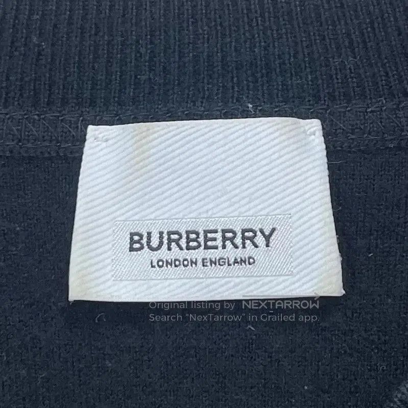 Burberry Burberry Black Cotton Sweatshirt for Women. Size M / US 6-8 / IT 42-44 - 3 Thumbnail