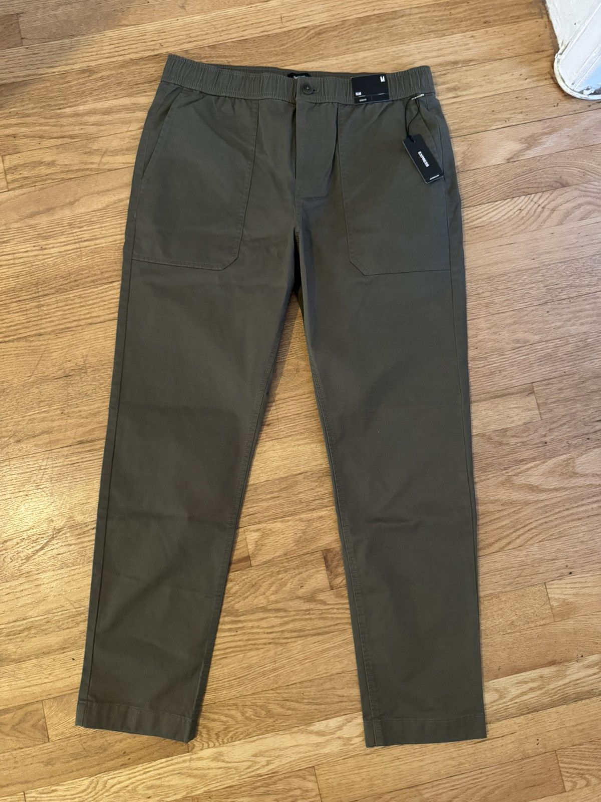 Express Olive Pants - Express Size US 32 / EU 48 - 3 Thumbnail