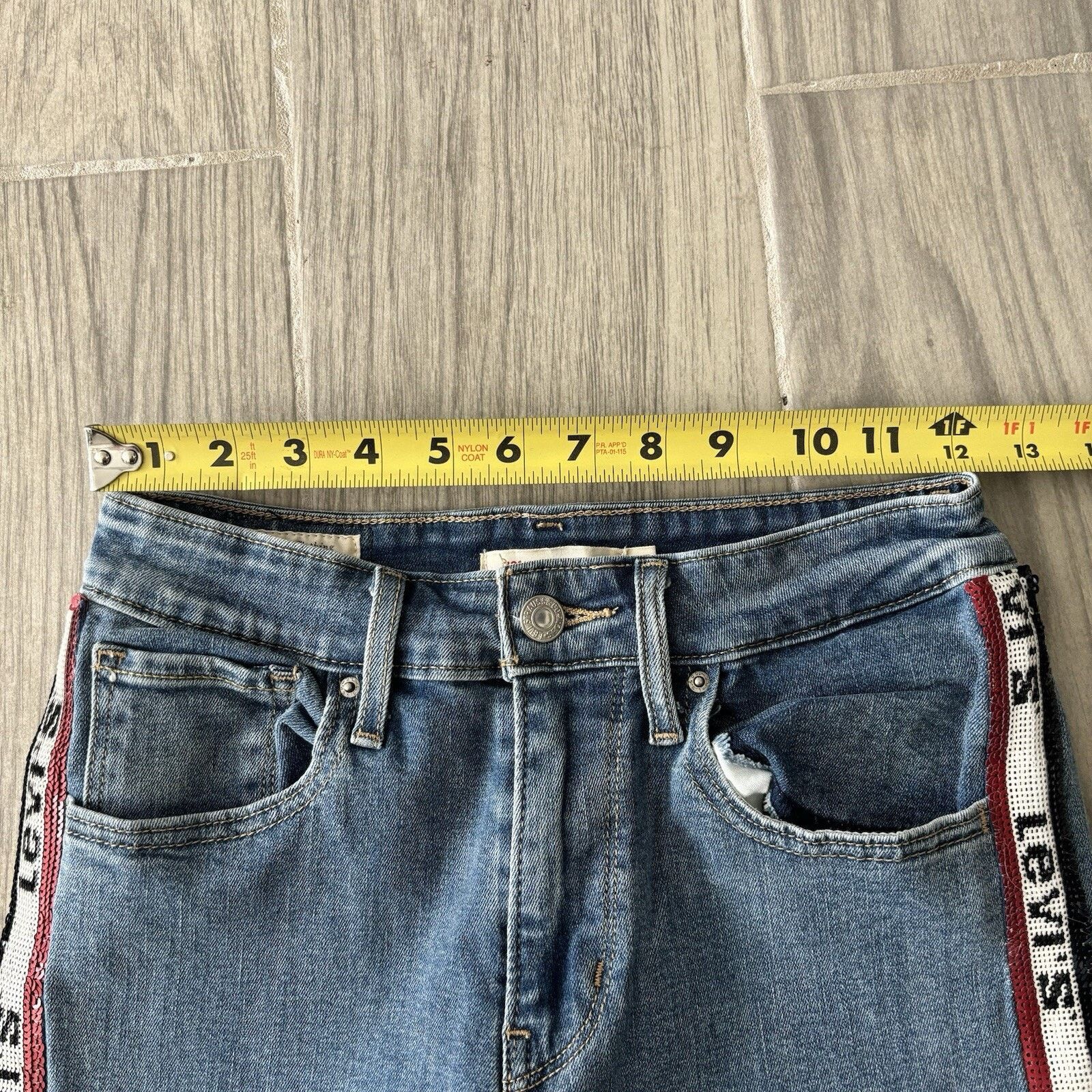 Levi's Levi’s 721 Women's 24x27 (tag 27) High Rise Skinny Big E Jns Size 24" / US 00 / IT 34 - 9 Thumbnail