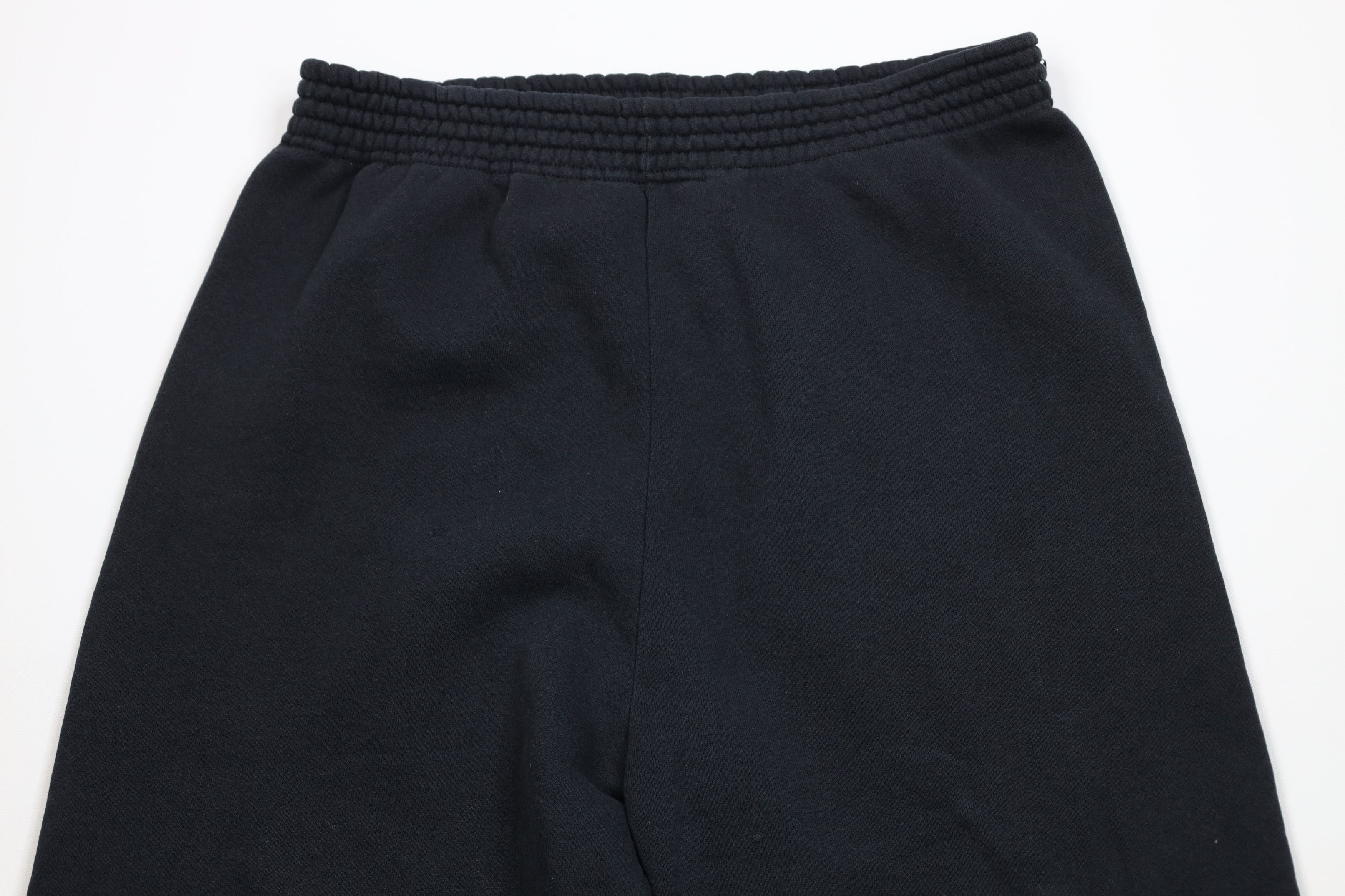 Vintage Vintage 90s Streetwear Tapered Leg Sweatpants Black USA Size 28" / US 6 / IT 42 - 2 Thumbnail