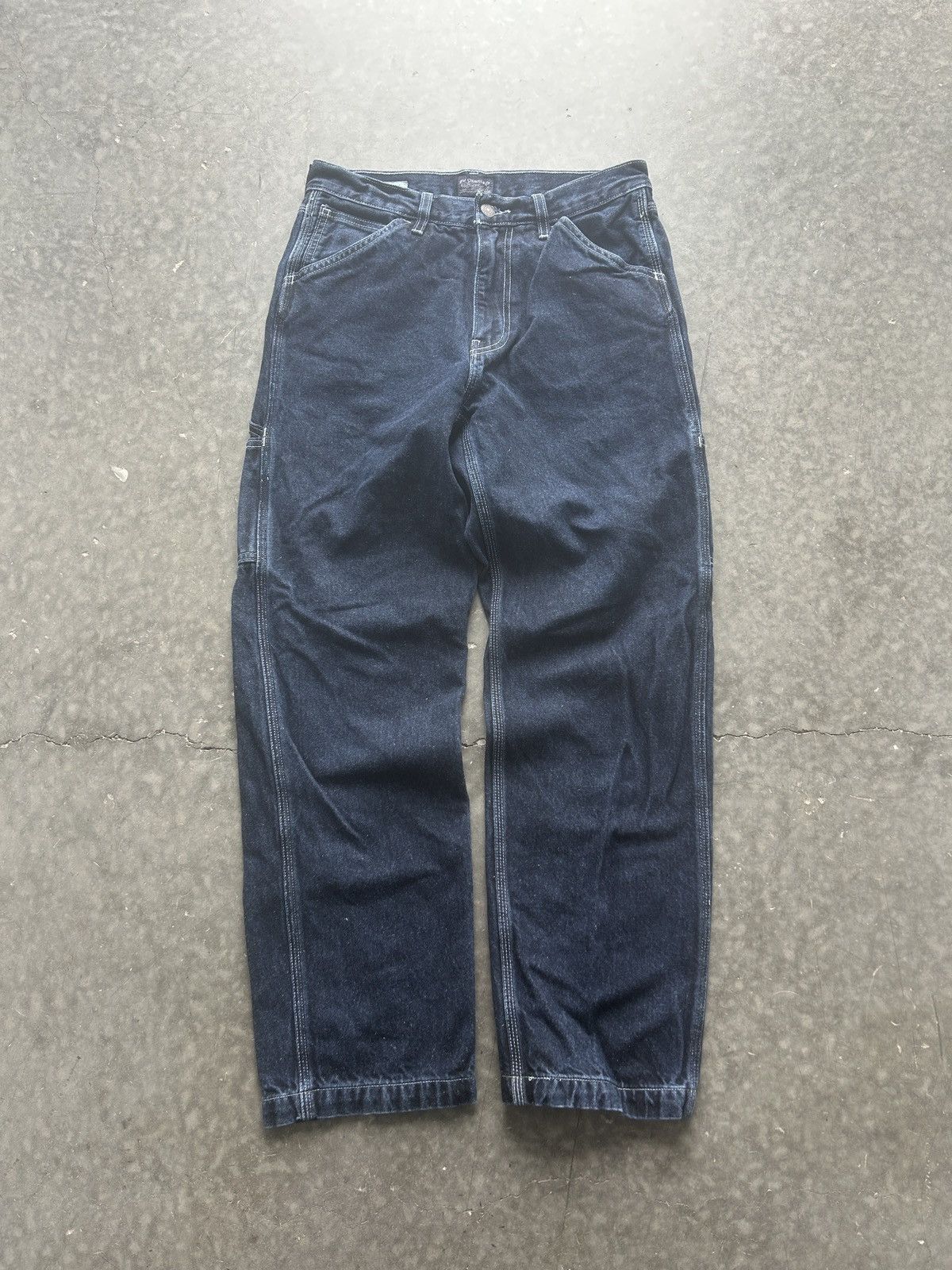 Levi's × Vintage Vintage Y2K Levi’s Carpenter Jeans Dark Wash Size US 29 - 5 Thumbnail