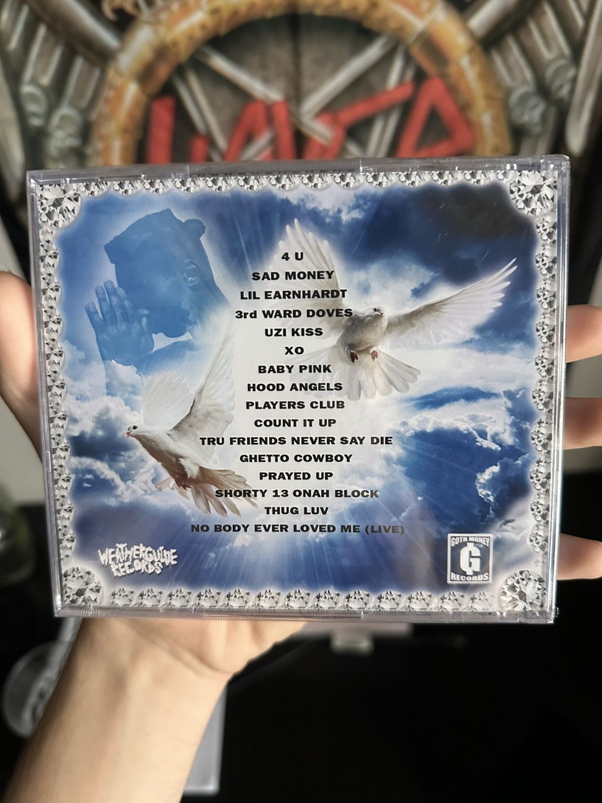 Drain Gang × Goth Money Black Kray Goth Money Records Thug Angel CD Size ONE SIZE - 2 Thumbnail