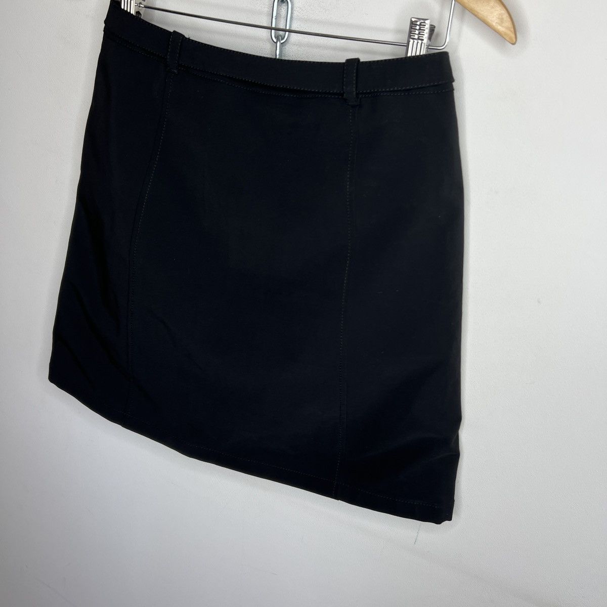 Prada Prada Black Nylon Belted Archive Mini Skirt Size 28" / US 6 / IT 42 - 7 Thumbnail