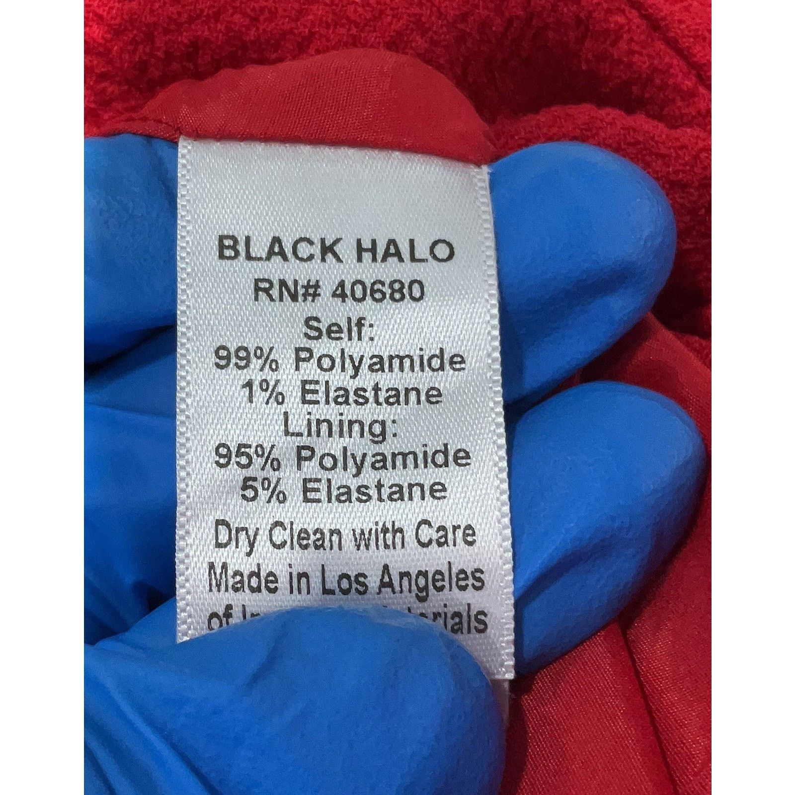 Black Halo Black Halo Sanibel Two Piece Mini Dress red crop top skirt 4 Size 27" / US 4 / IT 40 - 8 Thumbnail
