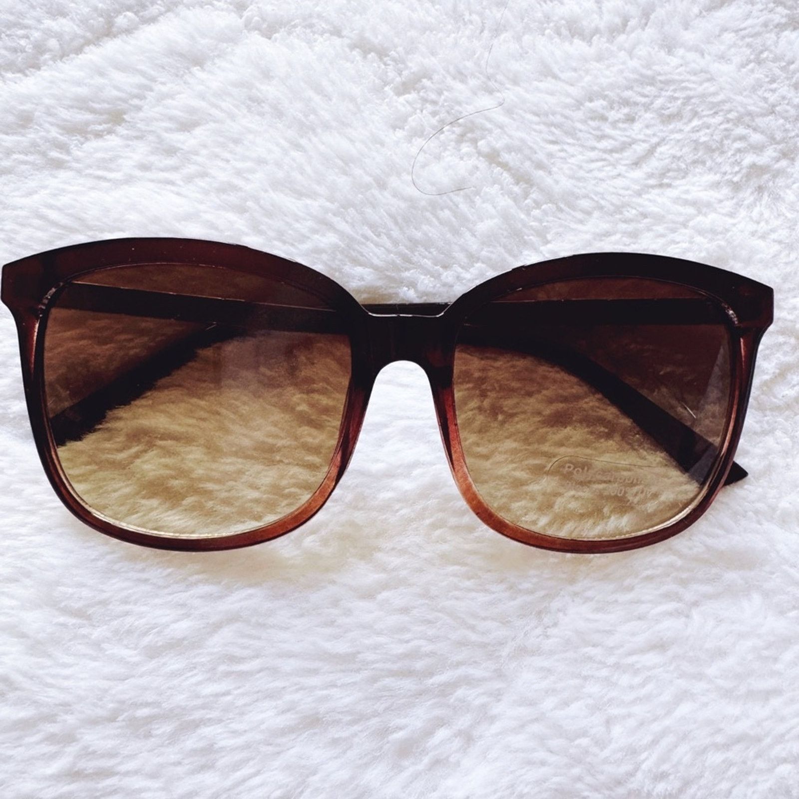 Other Joanne Clear Brown Square Sunglasses Size ONE SIZE - 1 Thumbnail