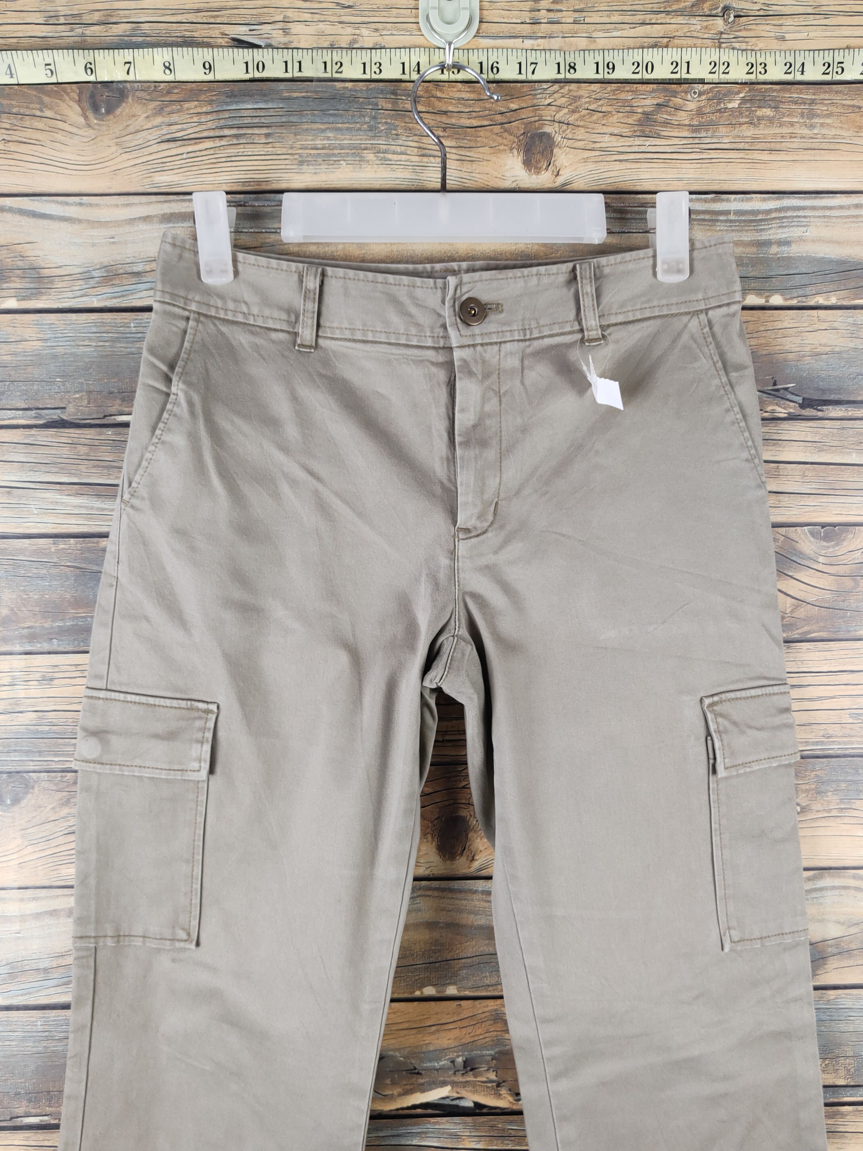 Melrose DL Melrose Claire Beige Multipocket Cargo Pants #1138 Size 28" / US 6 / IT 42 - 2 Thumbnail