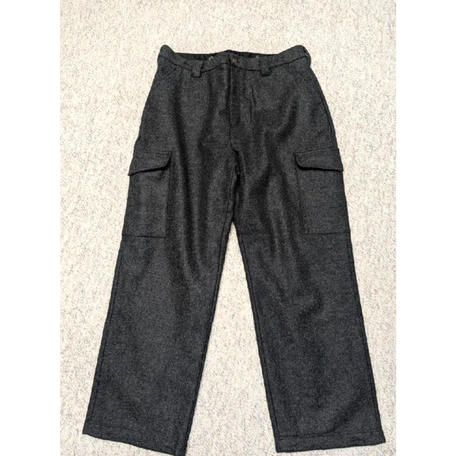 Vintage VINTAGE Cabela's dry-plus Wool hunting pants 40x34 gray Cargo Pants Mens Wool 40x34 Size US 40 / EU 56 - 2 Thumbnail