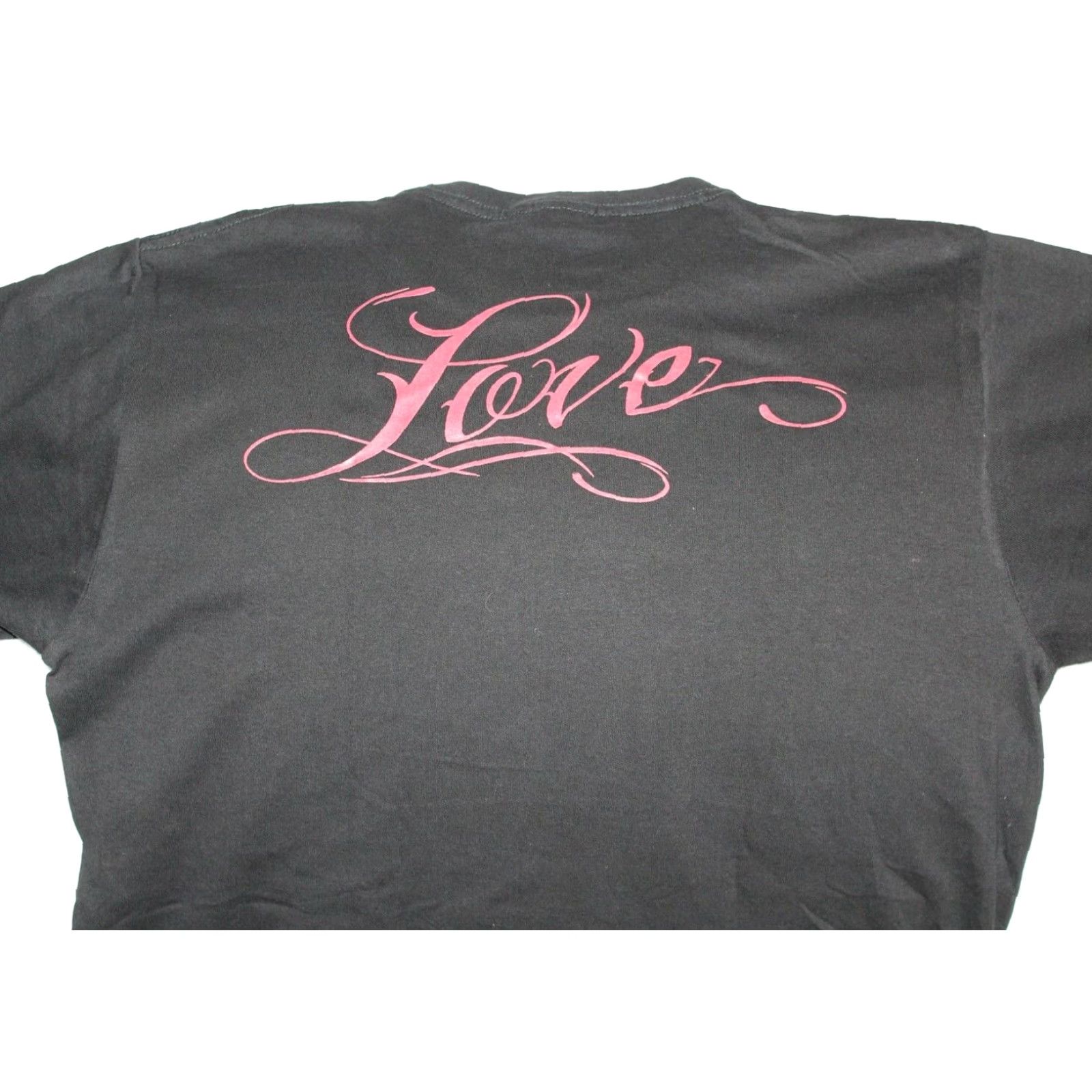 Vintage SKELETON DAY OF THE DEAD AMOR ETERNO LOVE GRAPHIC T-SHIRT Unisex Adult M Black Size US M / EU 48-50 / 2 - 4 Thumbnail