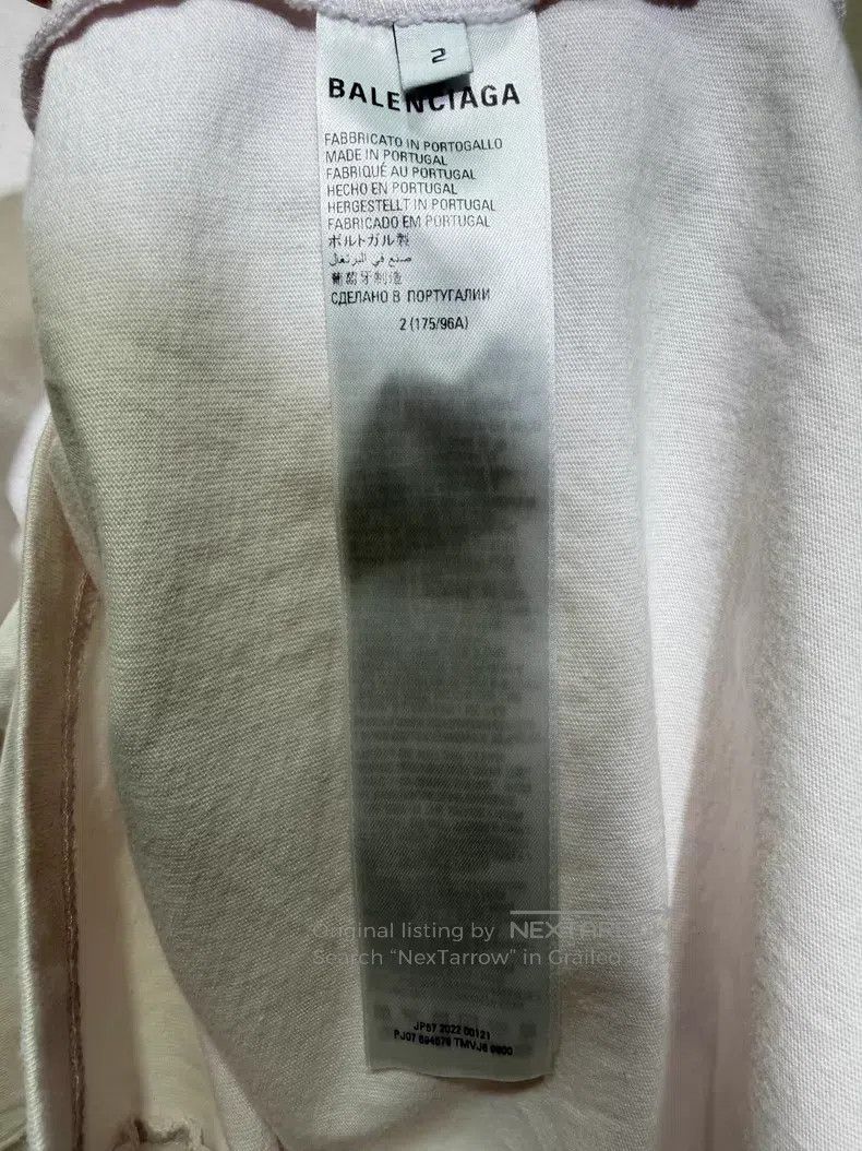 Balenciaga Balenciaga Light Pink Graffiti Logo Short Sleeve T-Shirt Size US M / EU 48-50 / 2 - 6 Thumbnail