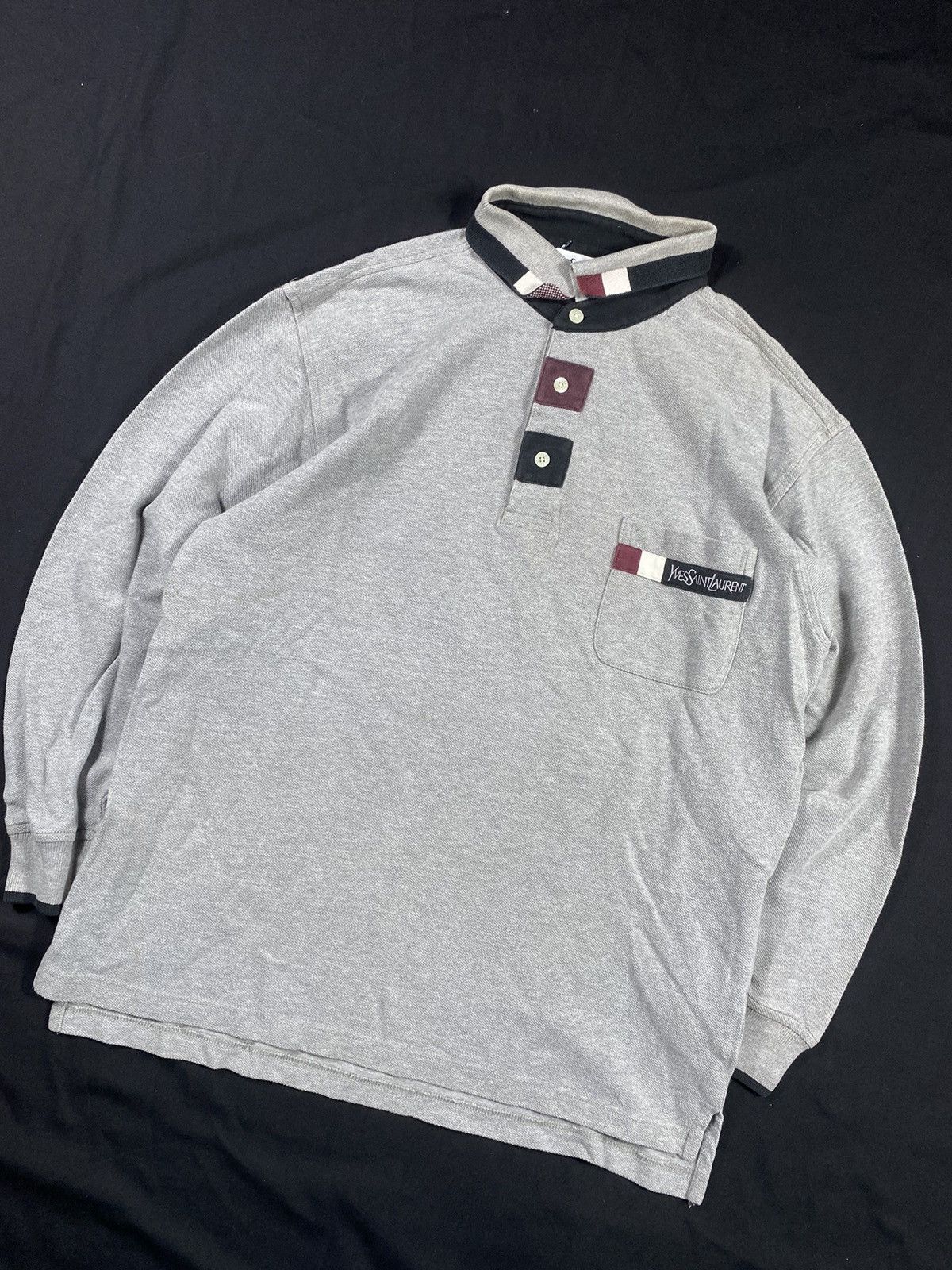 Yves Saint Laurent YvesSaintLaurent poor Homme polo long slevee Size US L / EU 52-54 / 3 - 3 Thumbnail