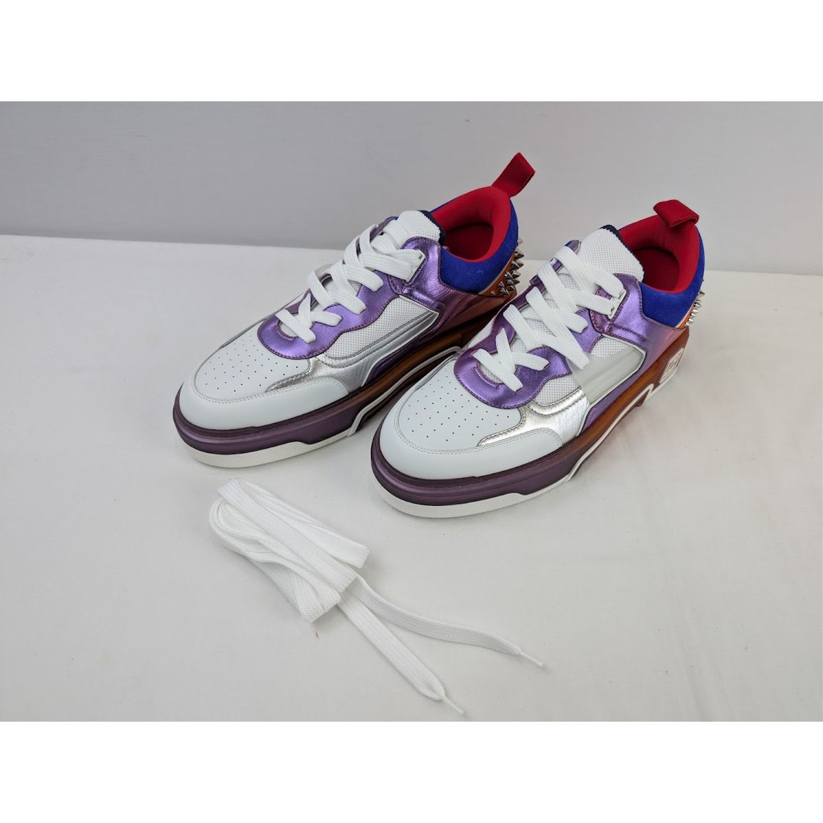 Christian Louboutin o1rshd1 Astro Loubi Flat Sneakers in Multicolor Size US 11 / EU 44 - 8 Thumbnail