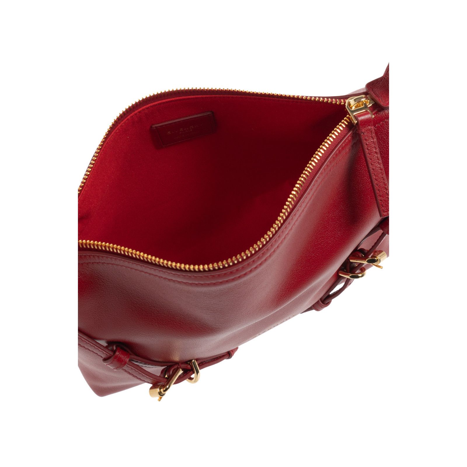 Givenchy GIVENCHY Voyou Mini $2150 Dark Red Shiny Leather Shoulder Ba Size ONE SIZE - 4 Thumbnail