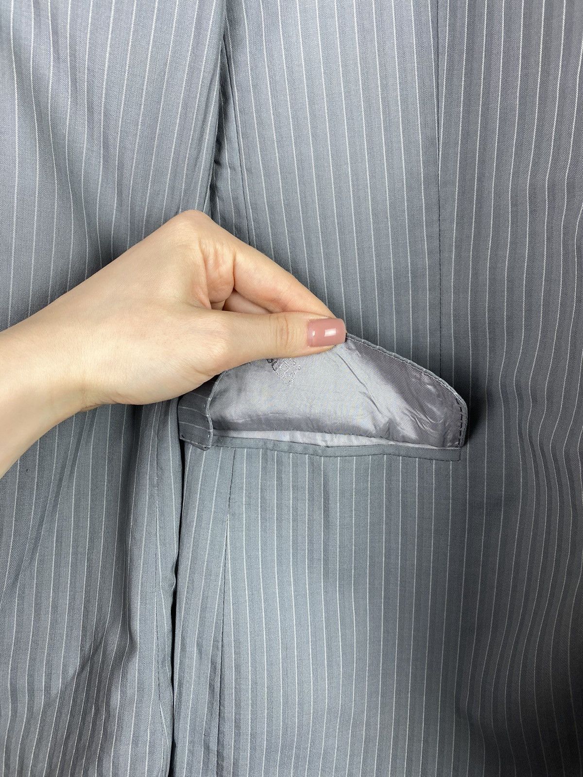 Versace Versace Collection men’s wool striped blazer jacket Size 38R - 14 Thumbnail