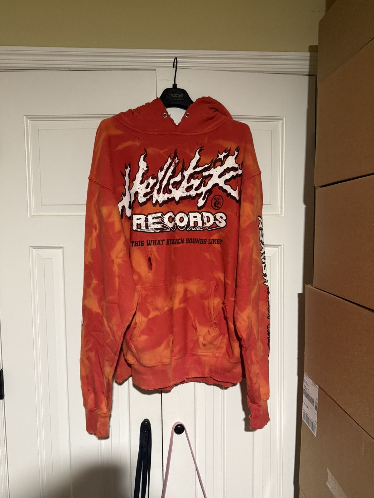 HELLSTAR Hellstar Records Hoodie Size US XL / EU 56 / 4 - 1 Thumbnail