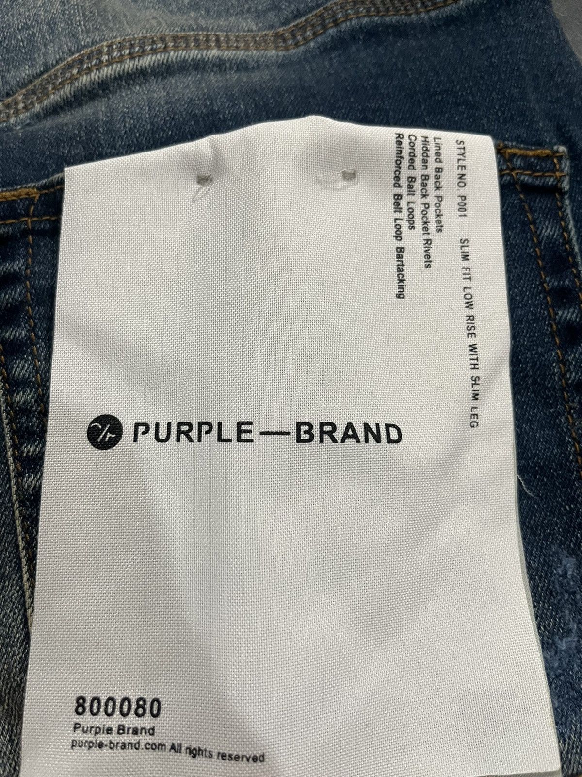 Purple Brand Purple-Brand Ripped Vintage Jeans Size US 32 / EU 48 - 5 Thumbnail