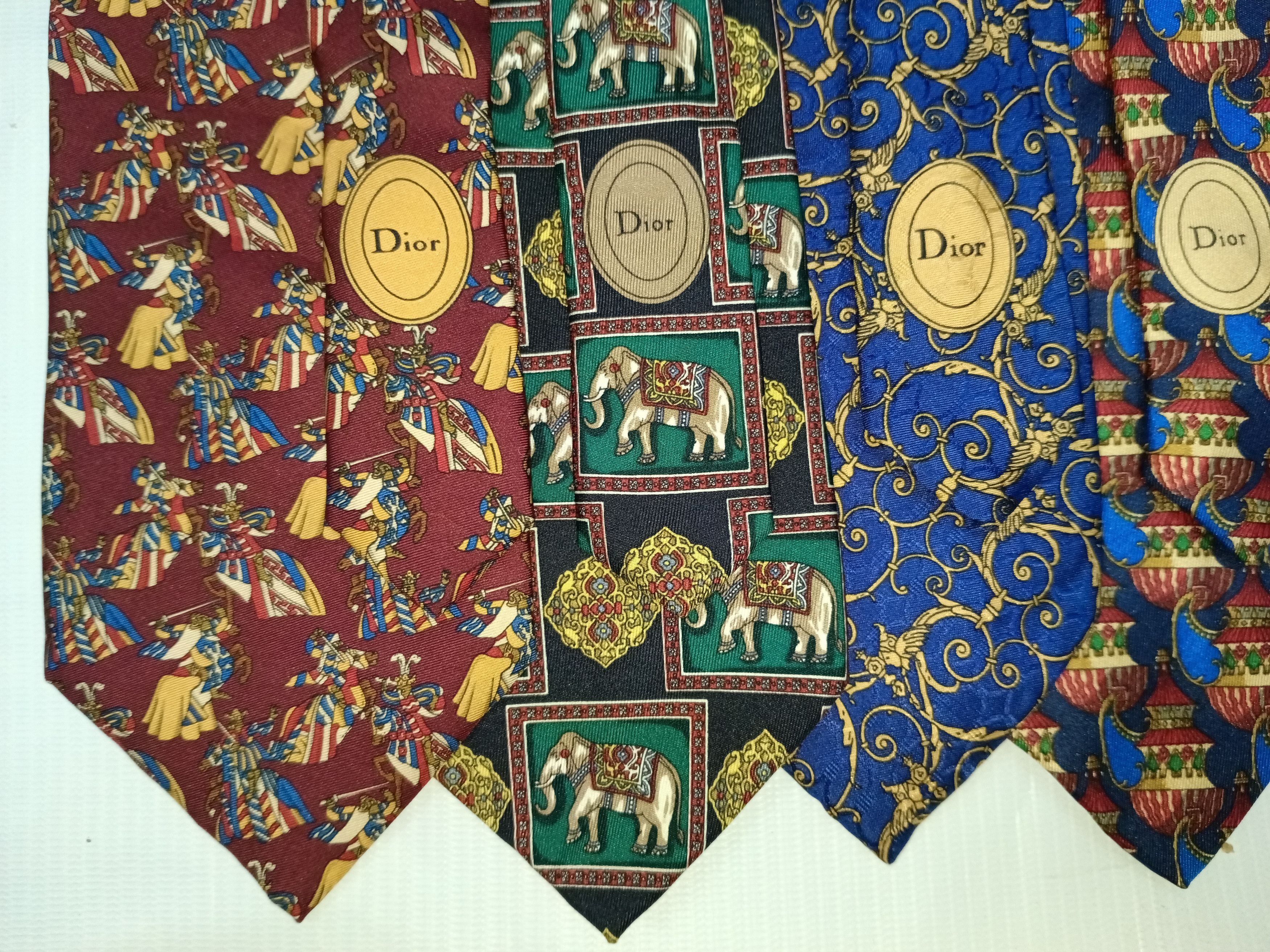 Christian Dior Monsieur × Dior Vintage Christian Dior Silk Tie Size ONE SIZE - 2 Thumbnail