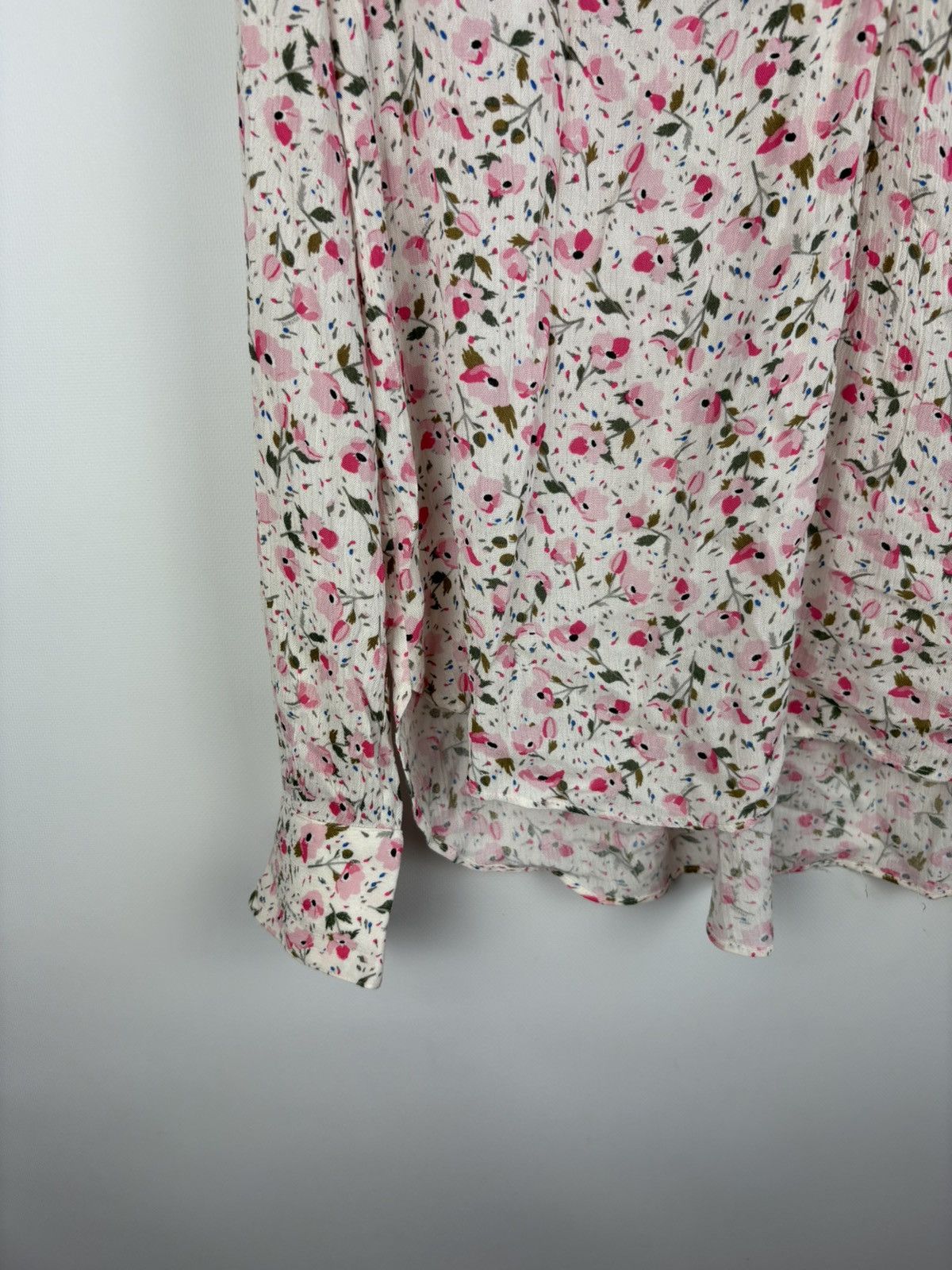 Zadig & Voltaire Zadig & Voltaire Blouse Women's Floral Print Trimmed Blouse Size S / US 4 / IT 40 - 5 Thumbnail