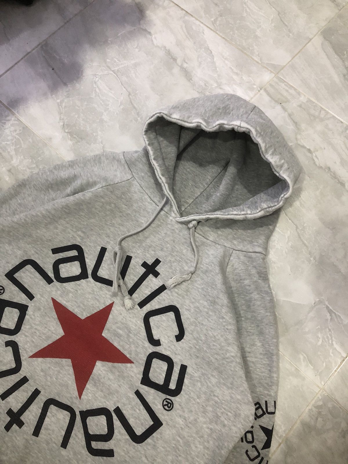 Nautica × Vintage Vintage nautica spell-out logo distressed hoodie Size US S / EU 44-46 / 1 - 2 Thumbnail