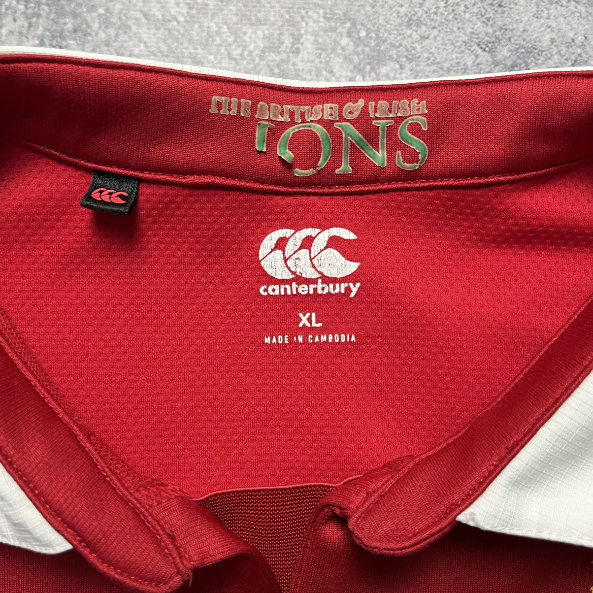 Canterbury of New Zealand Vintage Canterbury British & Irish Lions Home Rugby Jersey Size US XL / EU 56 / 4 - 11 Thumbnail