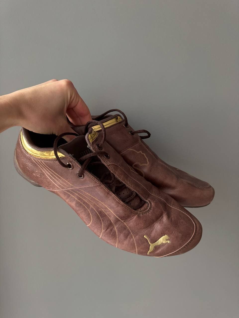 Puma VERY RARE PUMA SPEEDCAT LEATHER SNEAKERS JAPAN STYLE RETRO Size US 9 / EU 42 - 5 Thumbnail